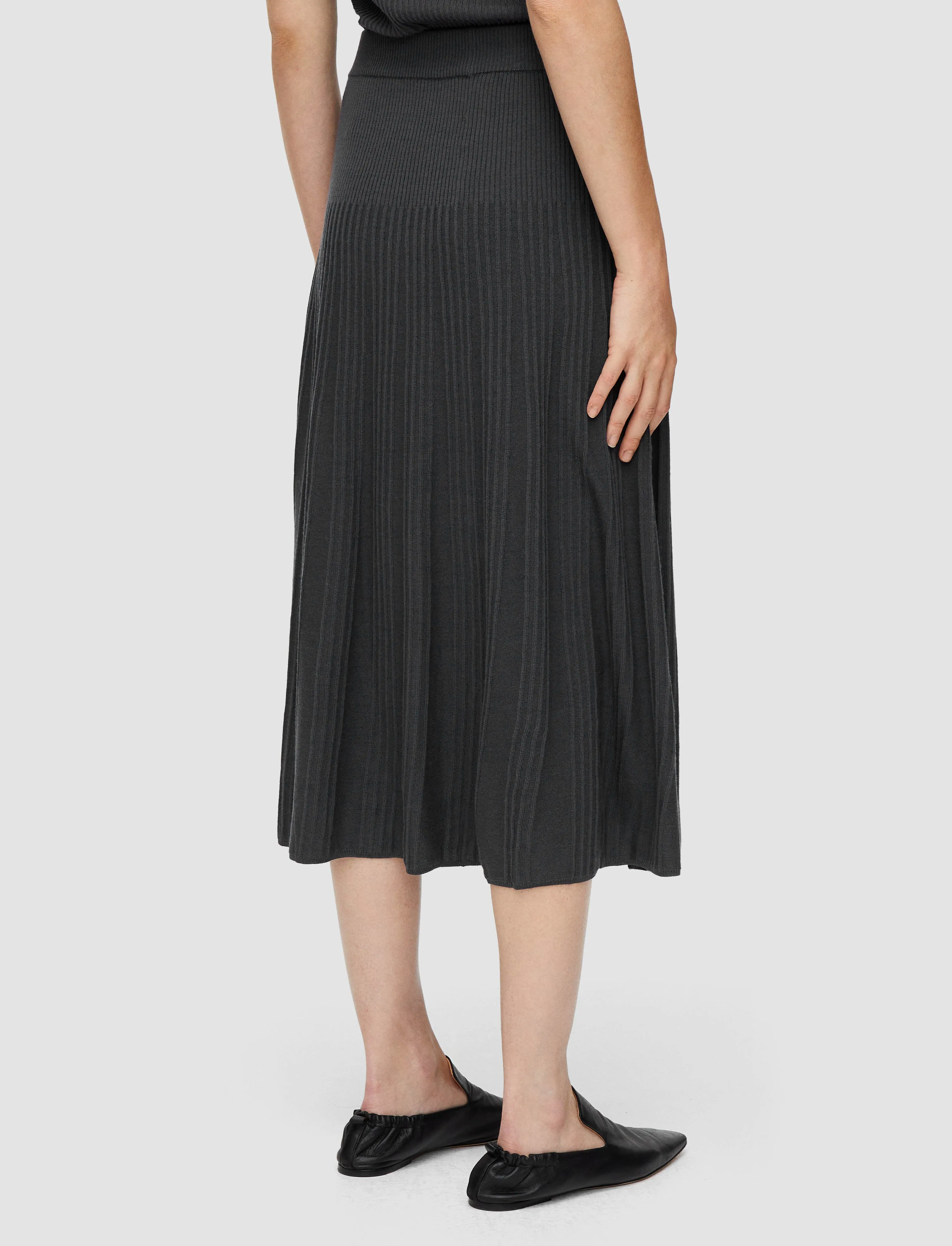 Merino Rib Skirt sold by Joseph product image thumbnail 3
