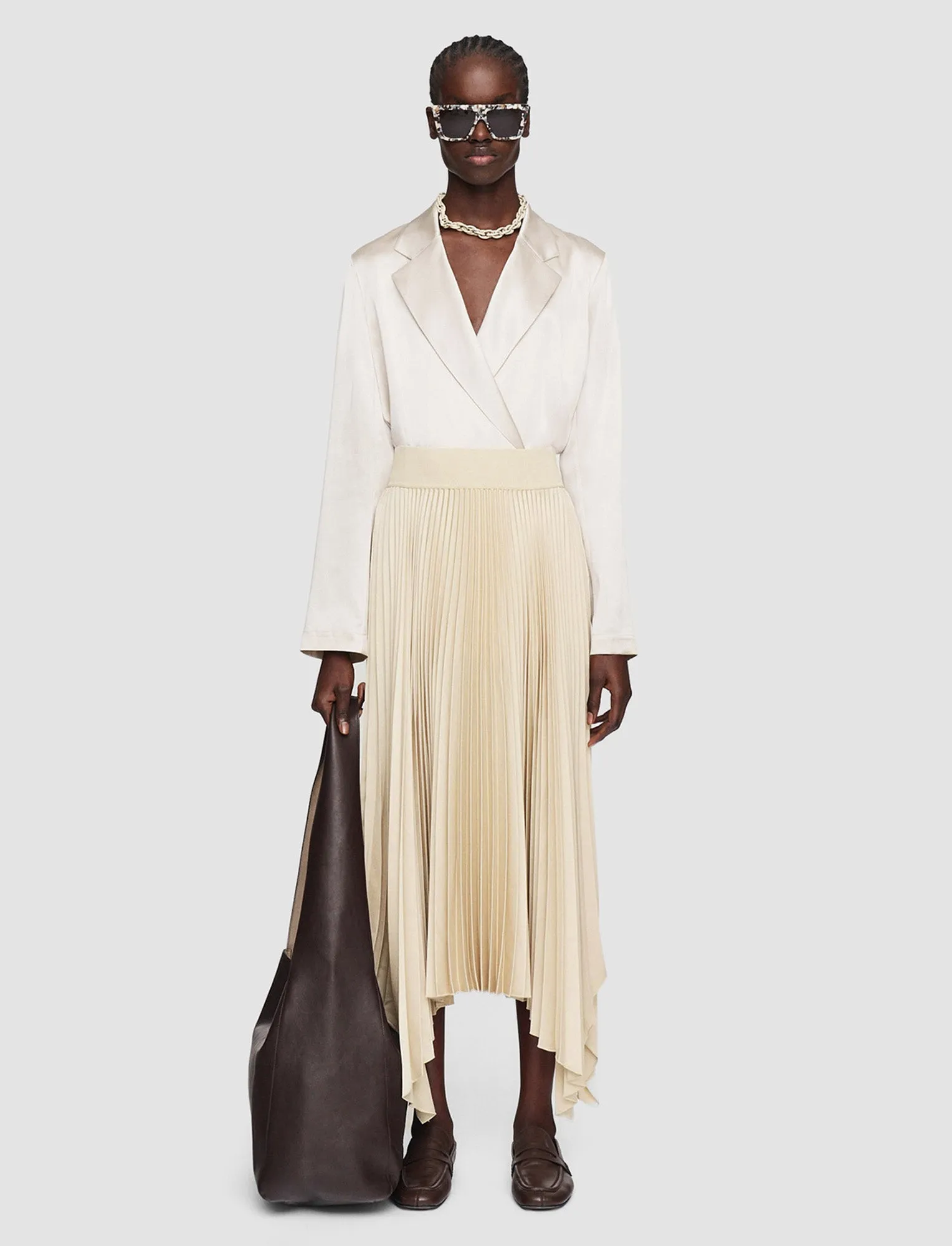 Ade Knit Weave Plissé Skirt sold by Joseph product image thumbnail 2