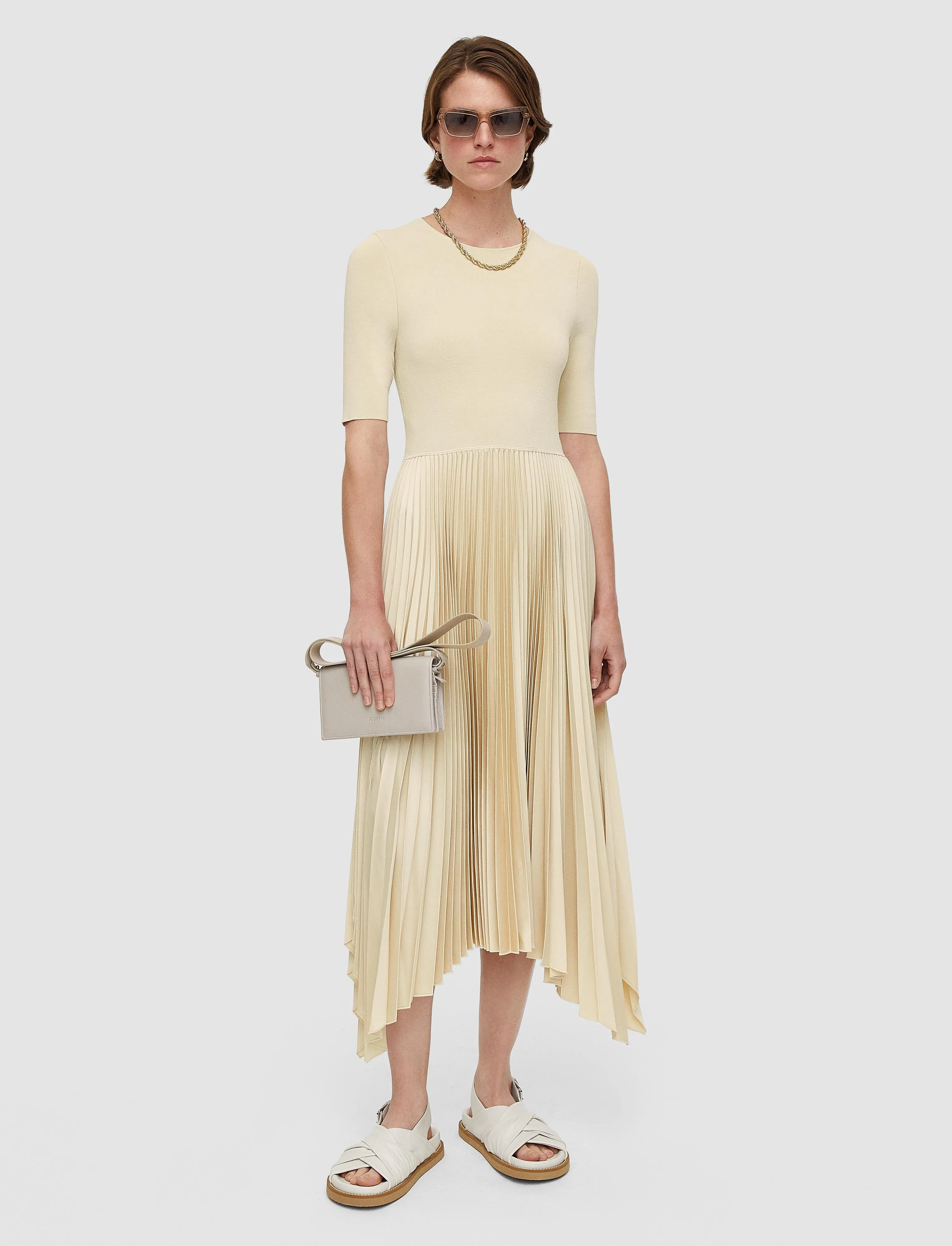 Knit Weave Plissé Darno Dress sold by Joseph product image thumbnail 2