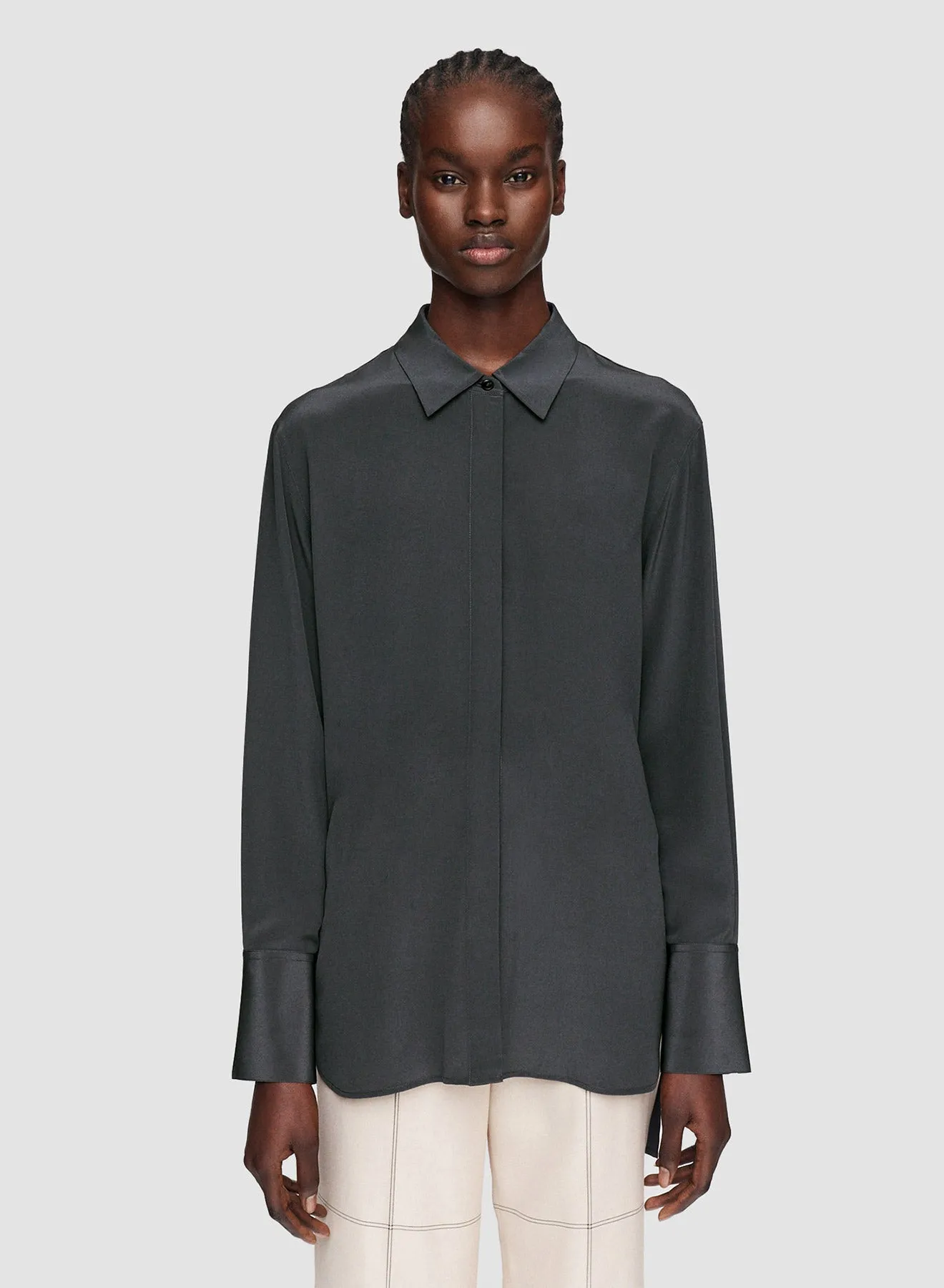 Bold Crepe de Soie Silk Blouse sold by Joseph product image thumbnail 3