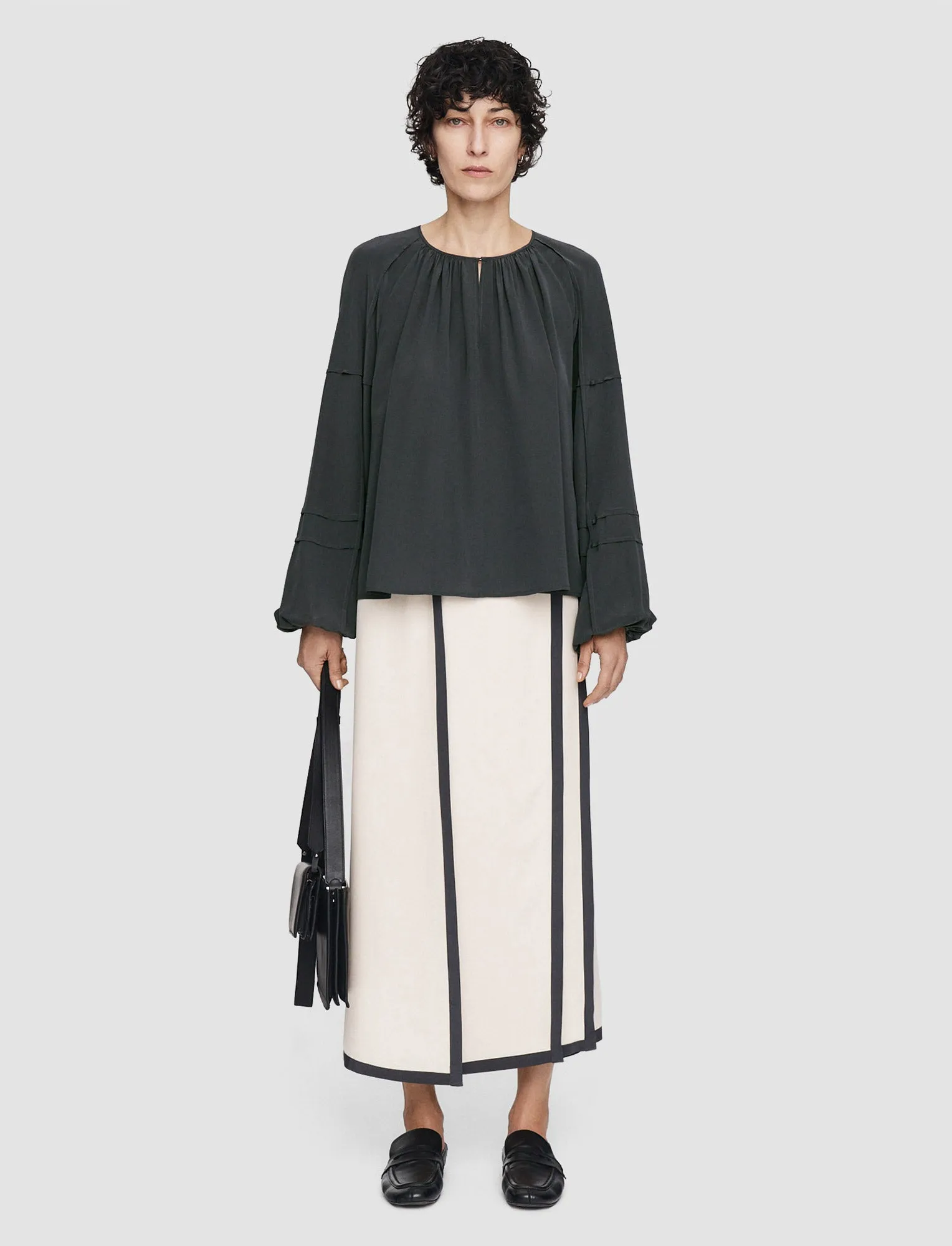 Havre Crepe de Soie Silk Blouse sold by Joseph product image thumbnail 2