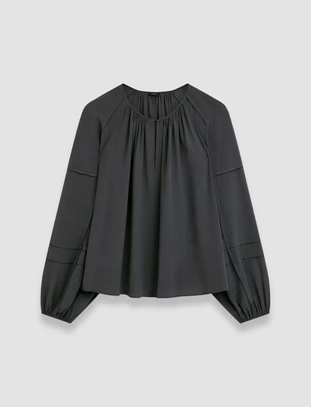 Havre Crepe de Soie Silk Blouse sold by Joseph