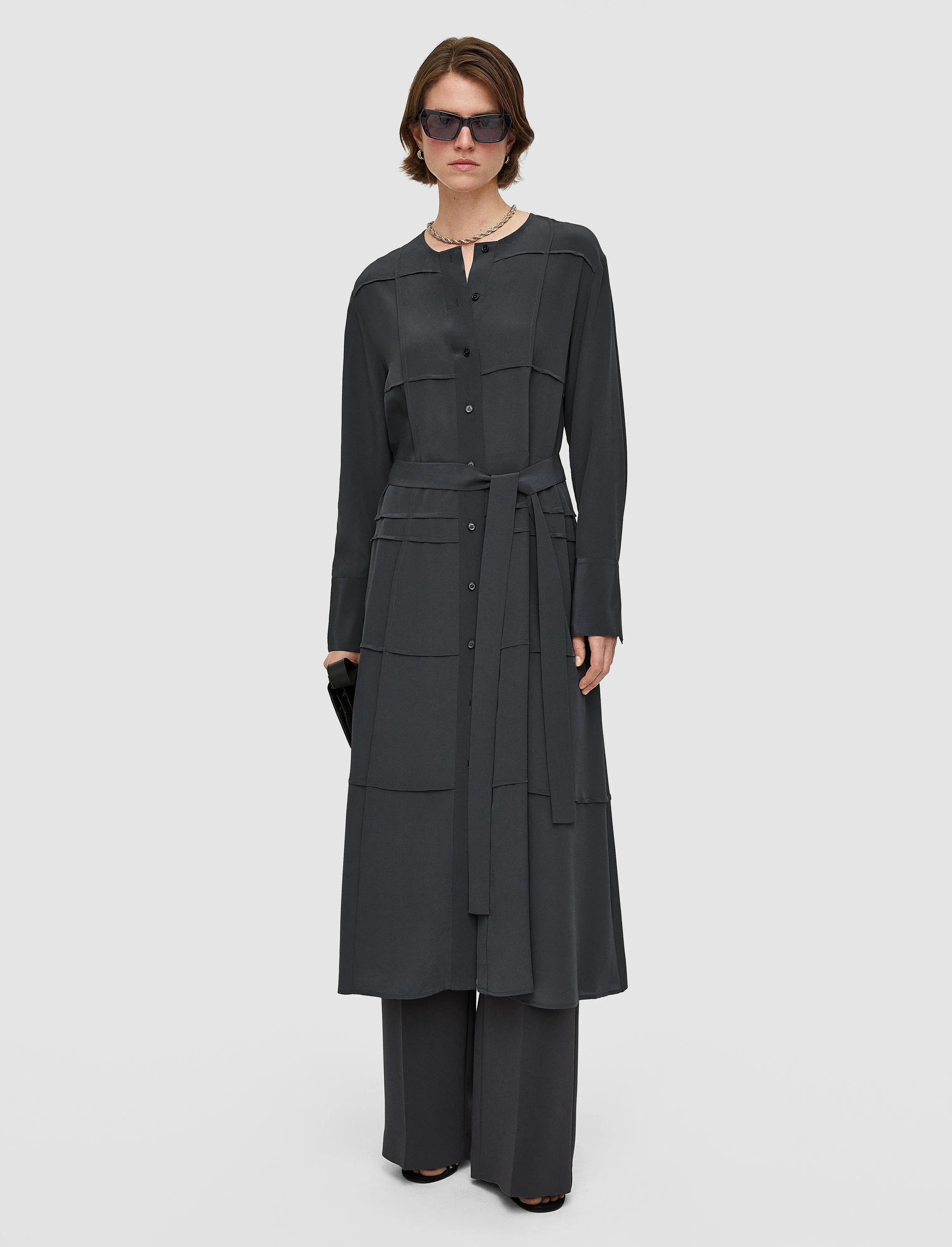 Helene Crepe de Soie Silk Dress sold by Joseph product image thumbnail 2