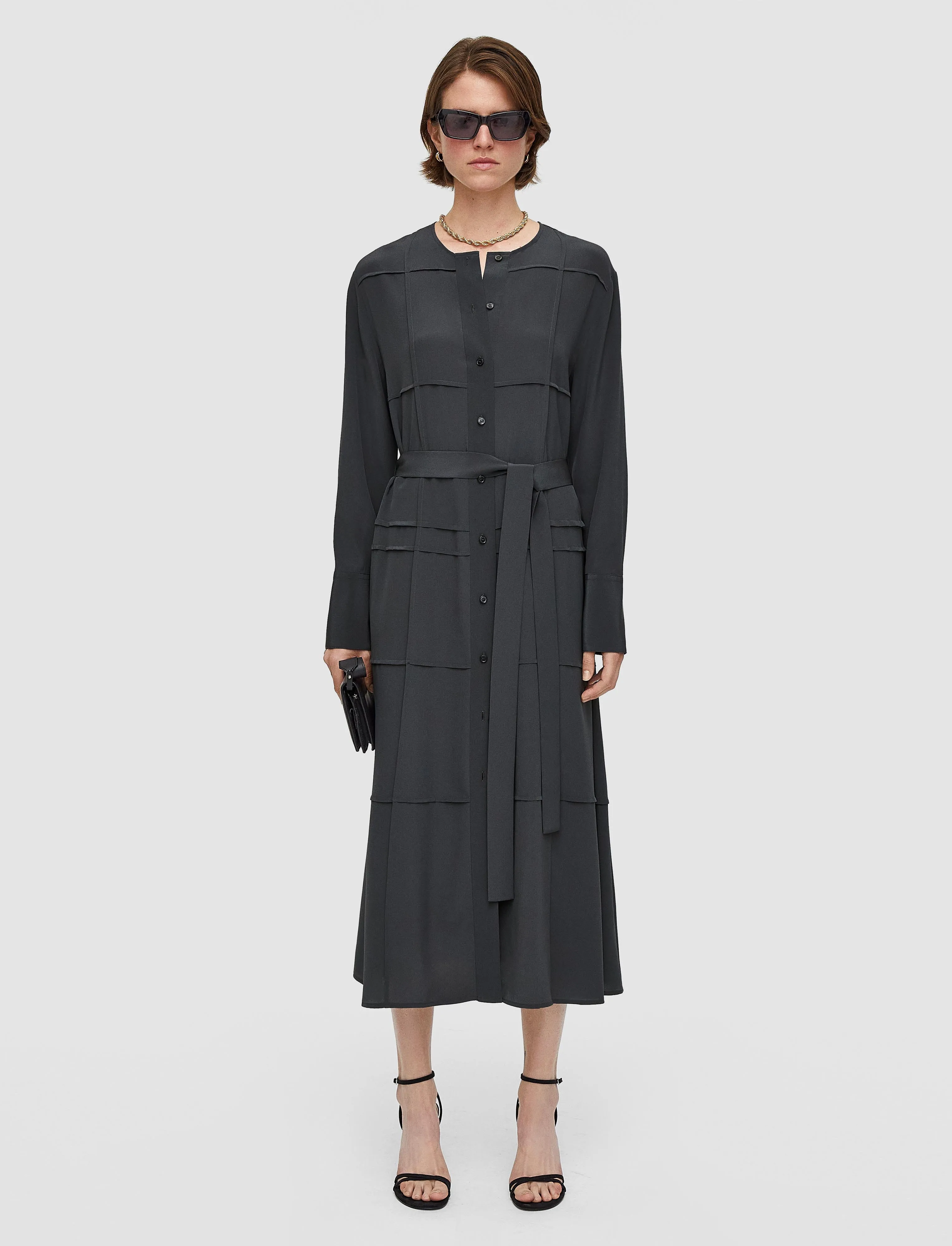Helene Crepe de Soie Silk Dress sold by Joseph product image thumbnail 3