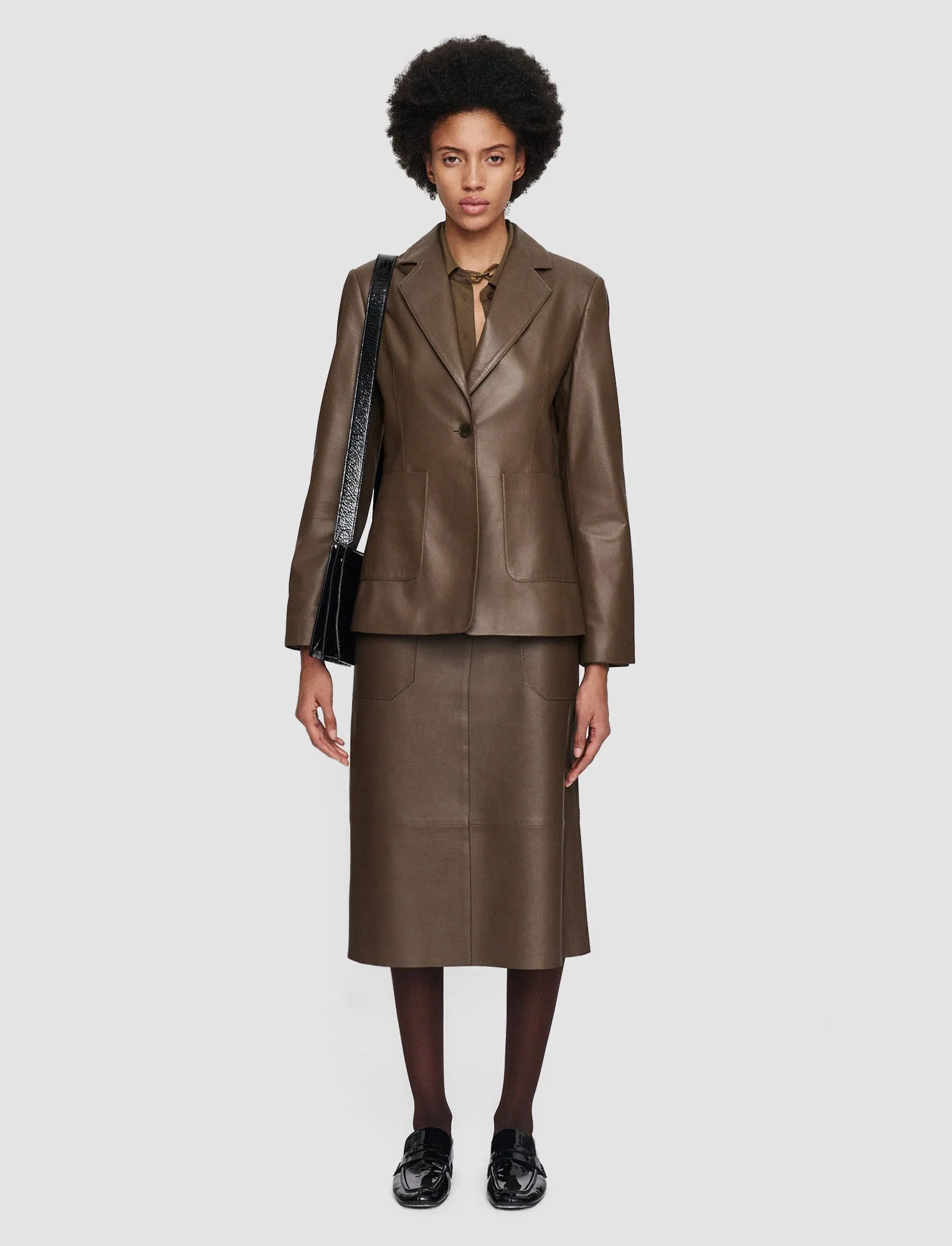 Glenview Nappa Leather Jacket sold by Joseph product image thumbnail 2