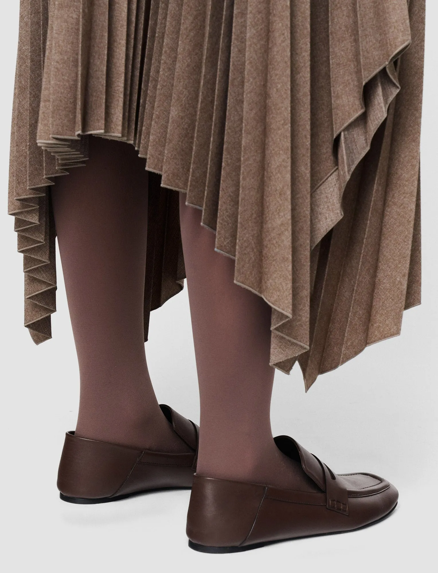 Pleated Flannel Ade Skirt sold by Joseph product image thumbnail 5