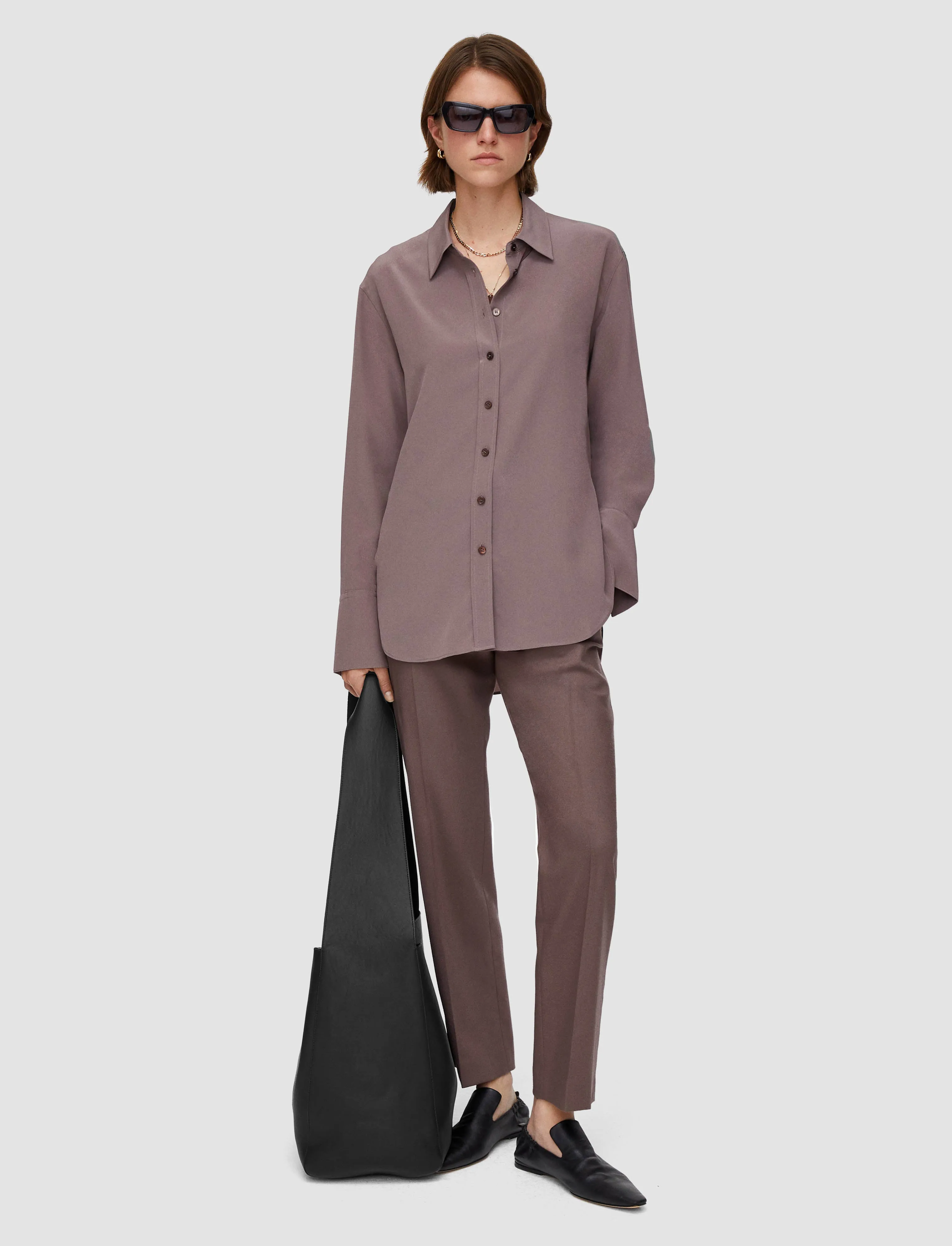 Joe Silk Crepe de Chine Blouse sold by Joseph product image thumbnail 2