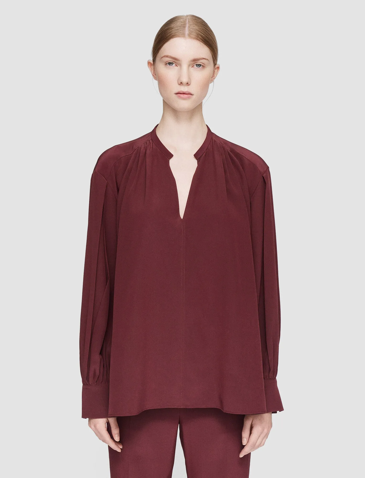Silk Crepe de Chine Blondel Blouse sold by Joseph product image thumbnail 3
