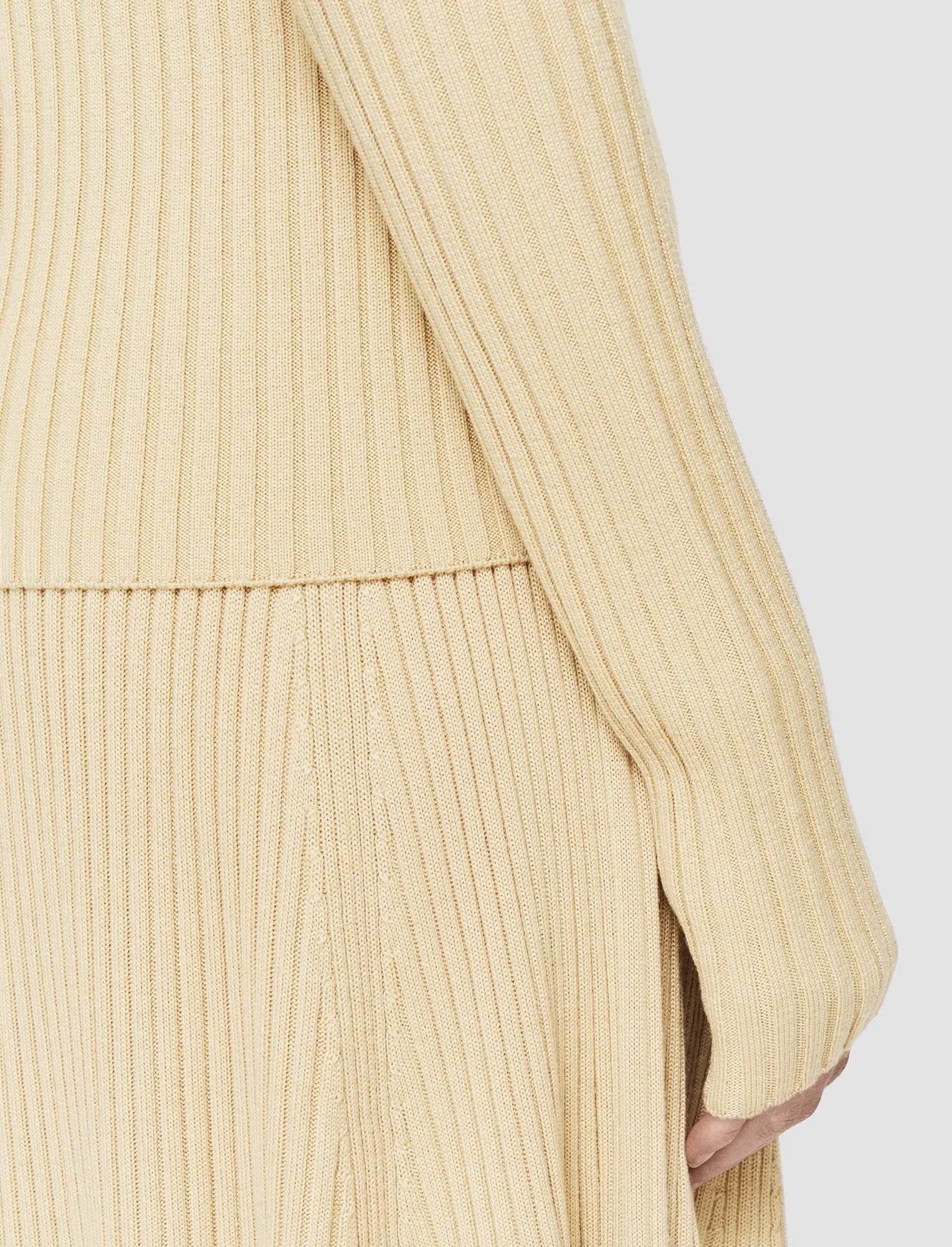 Merino Silk Rib Round Neck Jumper sold by Joseph product image thumbnail 5