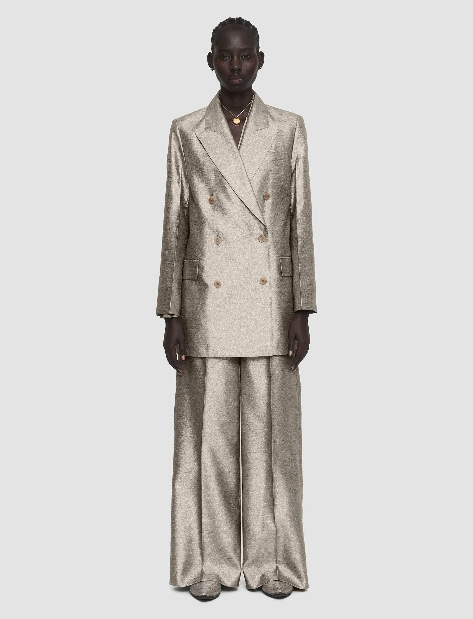 Textured Metallic Chapone Jacket sold by Joseph product image thumbnail 2