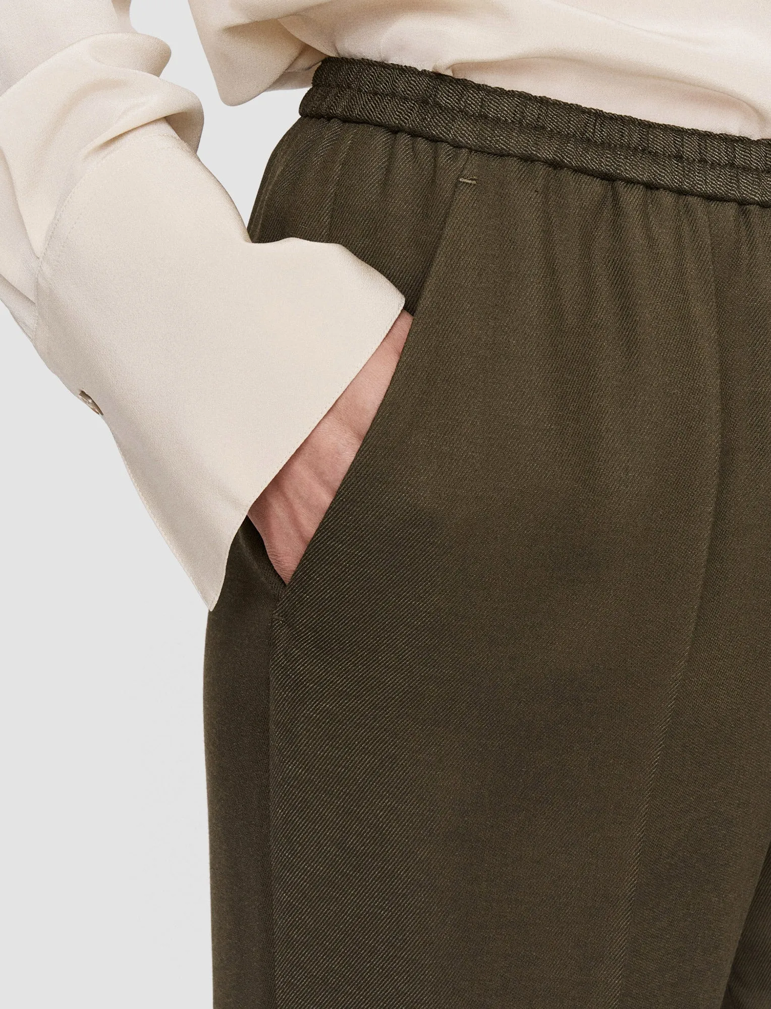 Viscose Twill Taio Trousers sold by Joseph product image thumbnail 4