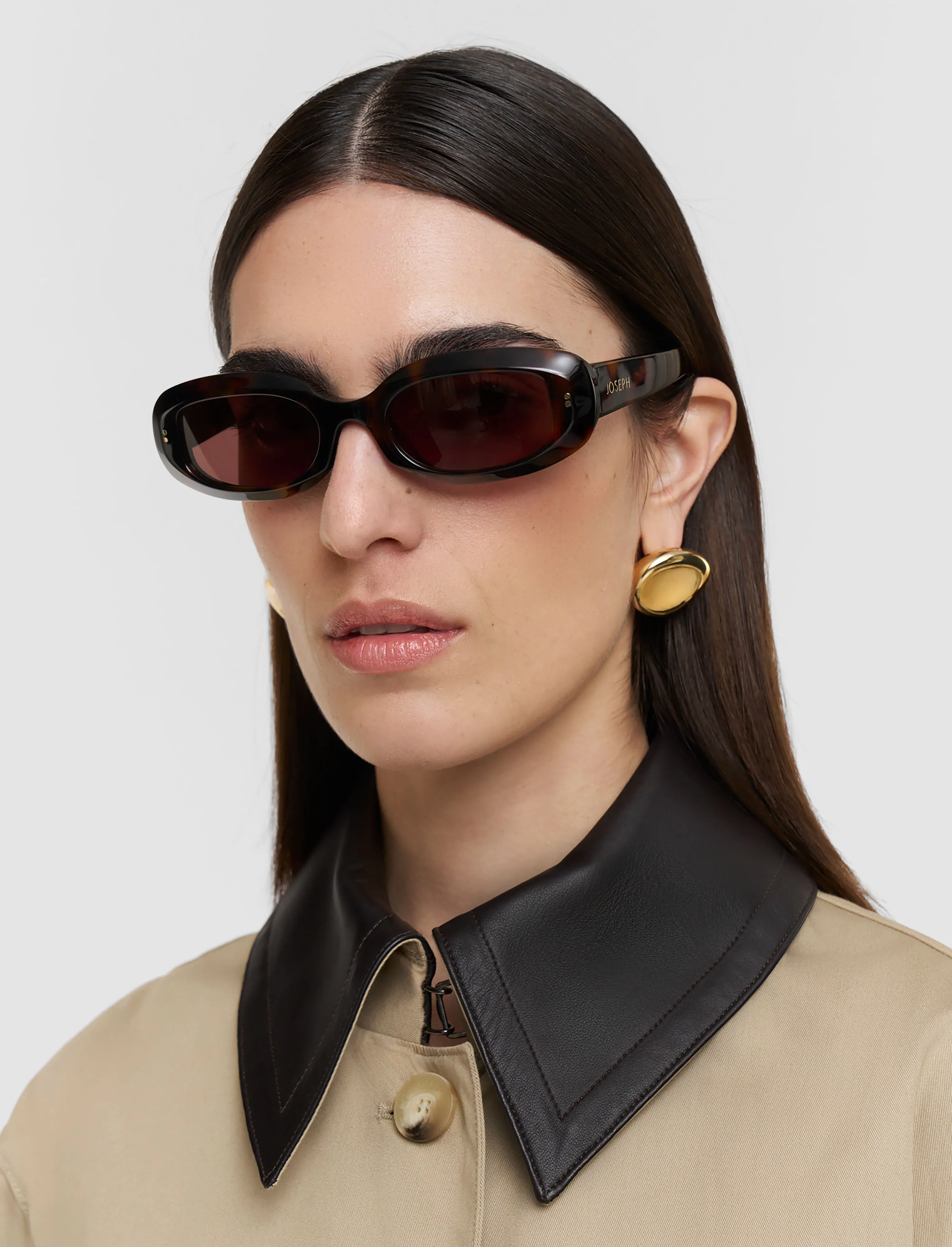 Bahia Oval Sunglasses sold by Joseph product image thumbnail 2