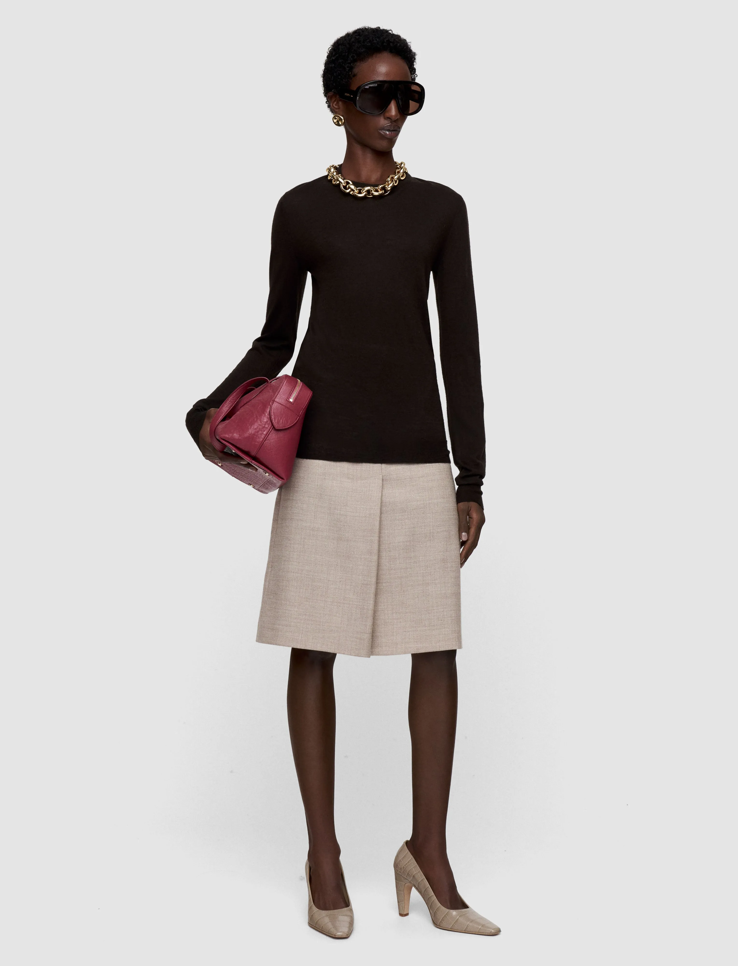 Cashair Round Neck Jumper sold by Joseph product image thumbnail 2