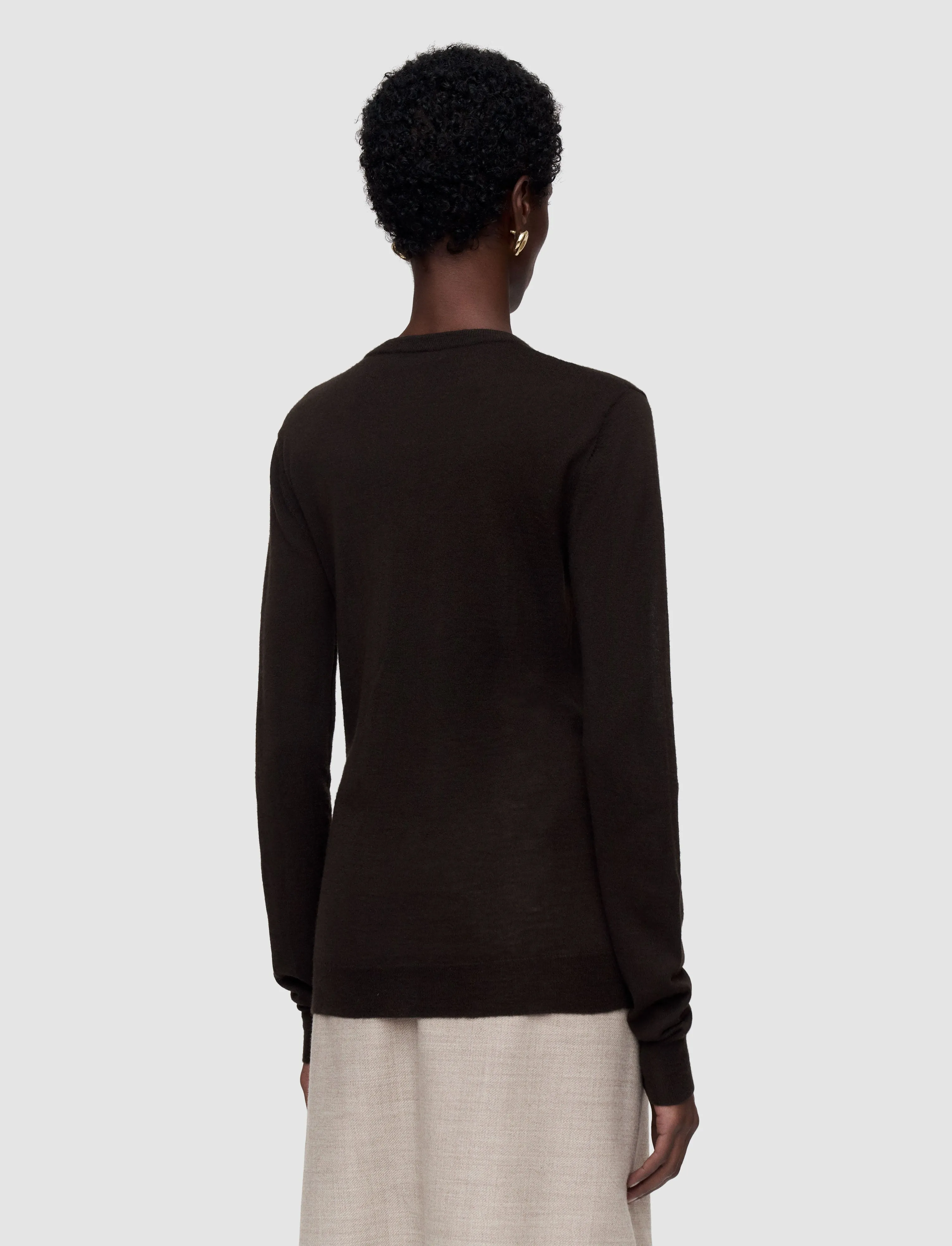 Cashair Round Neck Jumper sold by Joseph product image thumbnail 4