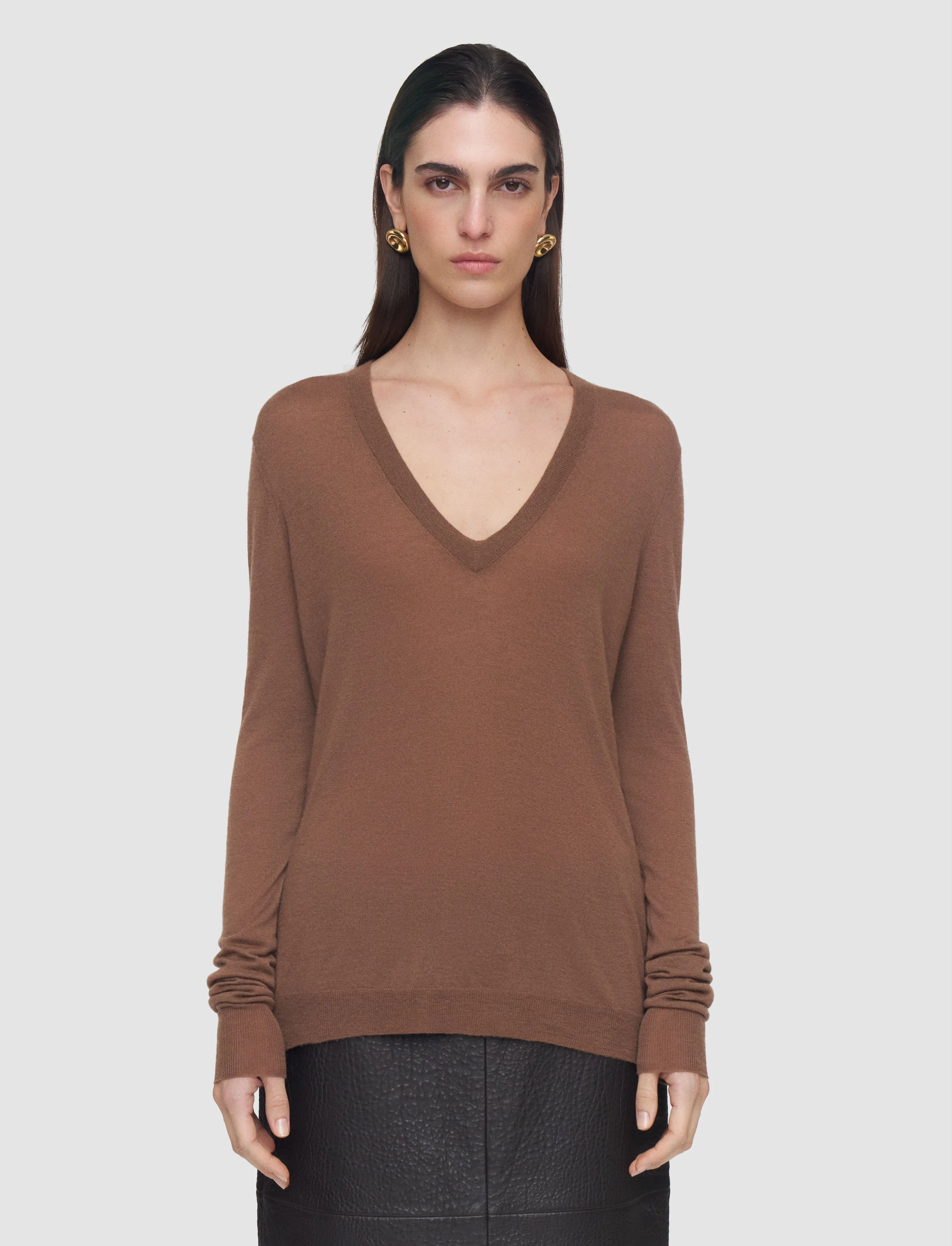 Cashair V Neck Jumper sold by Joseph product image thumbnail 2