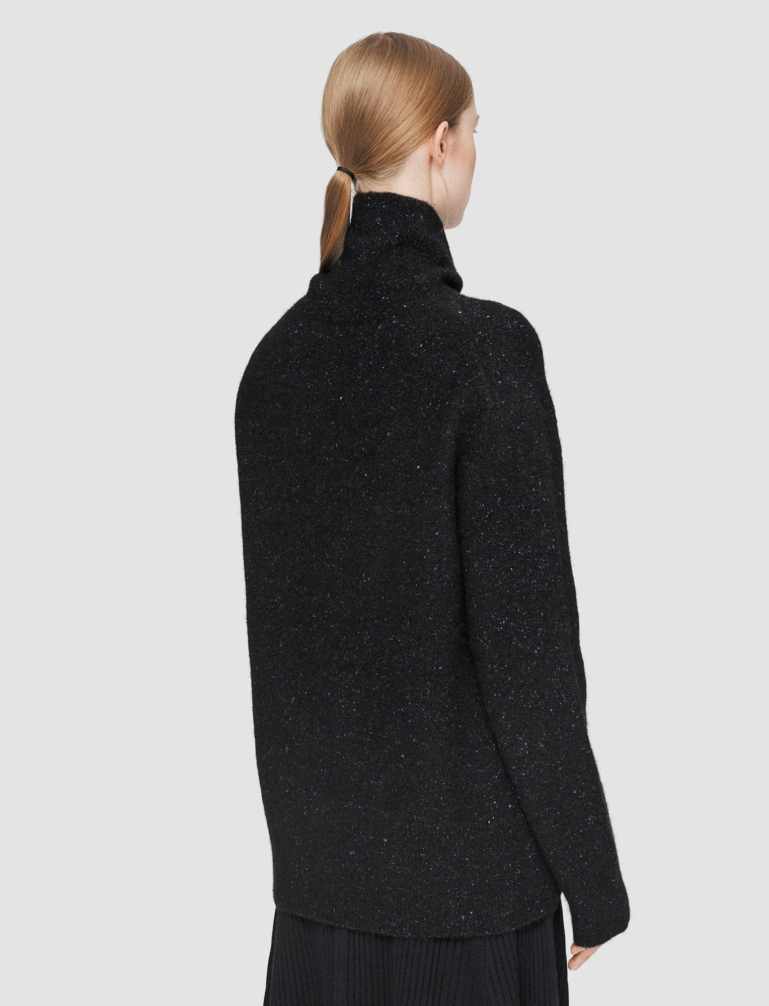 Alpaca Tweed Knit High Neck Jumper sold by Joseph product image thumbnail 4