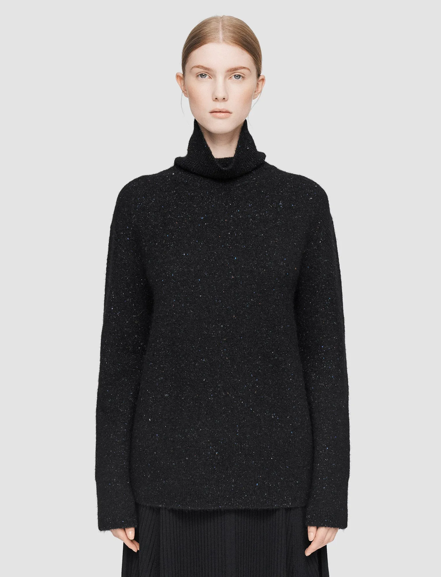 Alpaca Tweed Knit High Neck Jumper sold by Joseph product image thumbnail 3