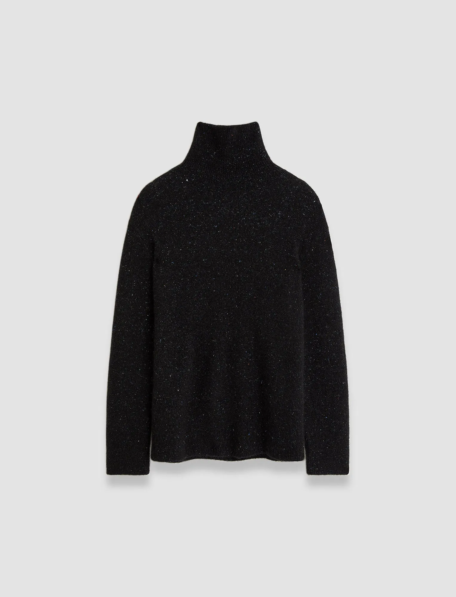 Alpaca Tweed Knit High Neck Jumper sold by Joseph