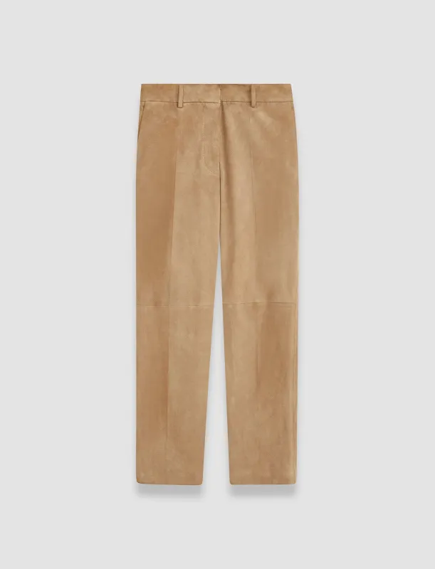 Coleman Suede Stretch Trousers sold by Joseph