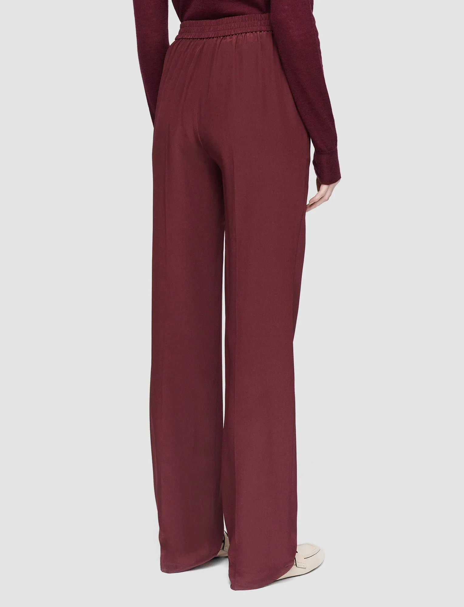 Silk Crepe de Chine Tova Trousers sold by Joseph product image thumbnail 3
