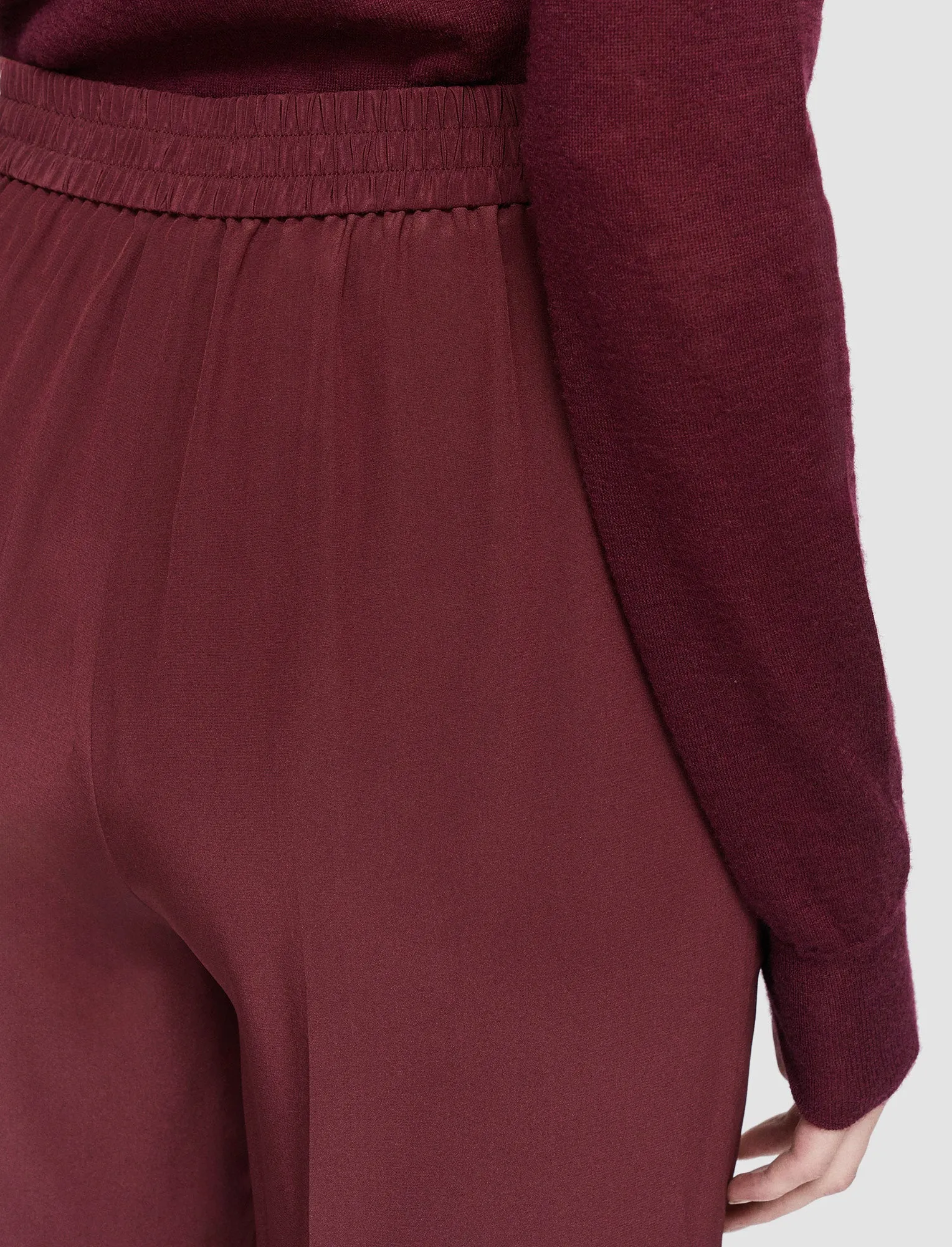 Silk Crepe de Chine Tova Trousers sold by Joseph product image thumbnail 5