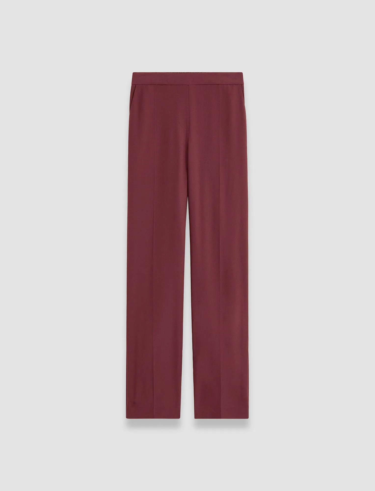 Silk Crepe de Chine Tova Trousers sold by Joseph