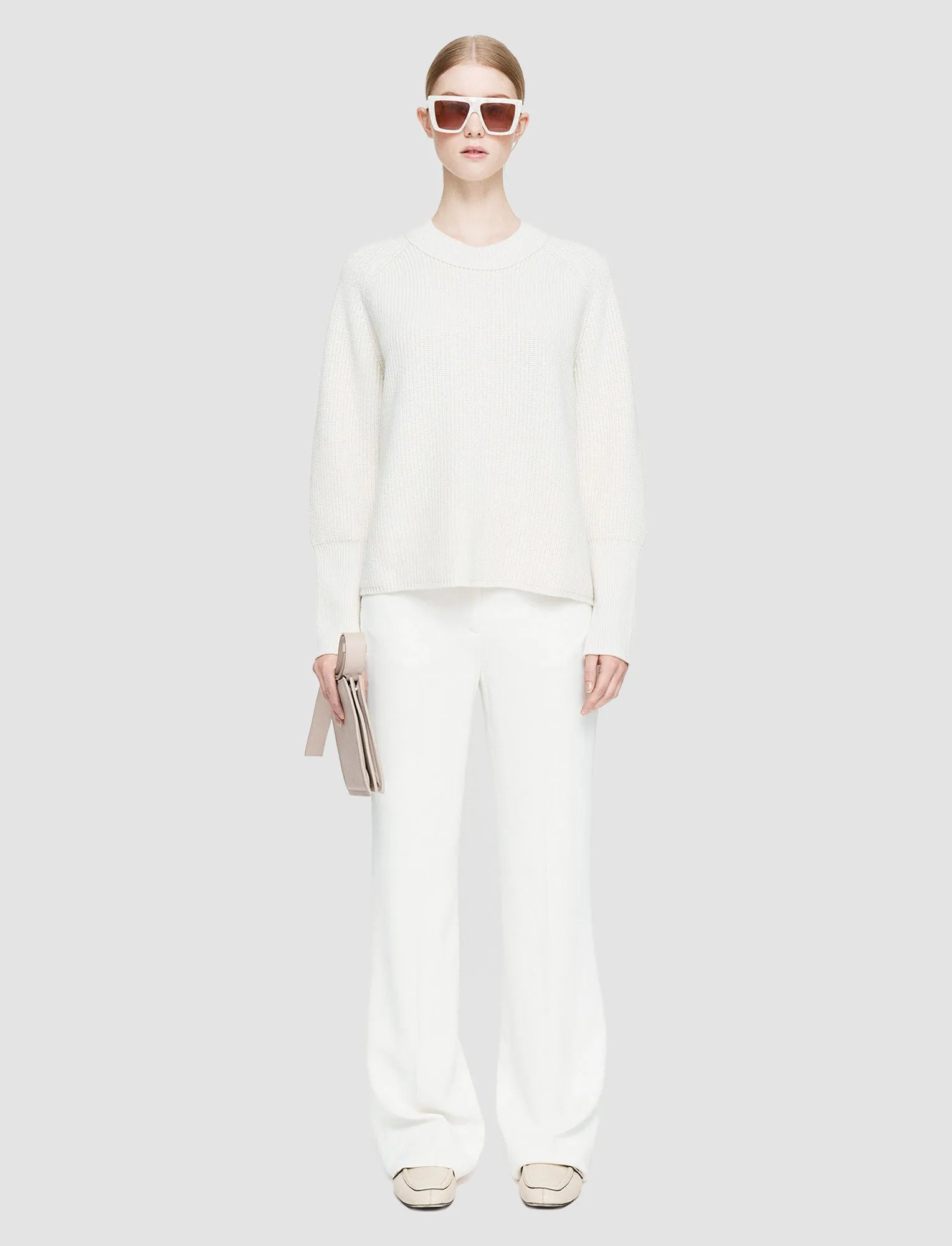 Light Cardigan Stitch Round Neck Jumper sold by Joseph product image thumbnail 2