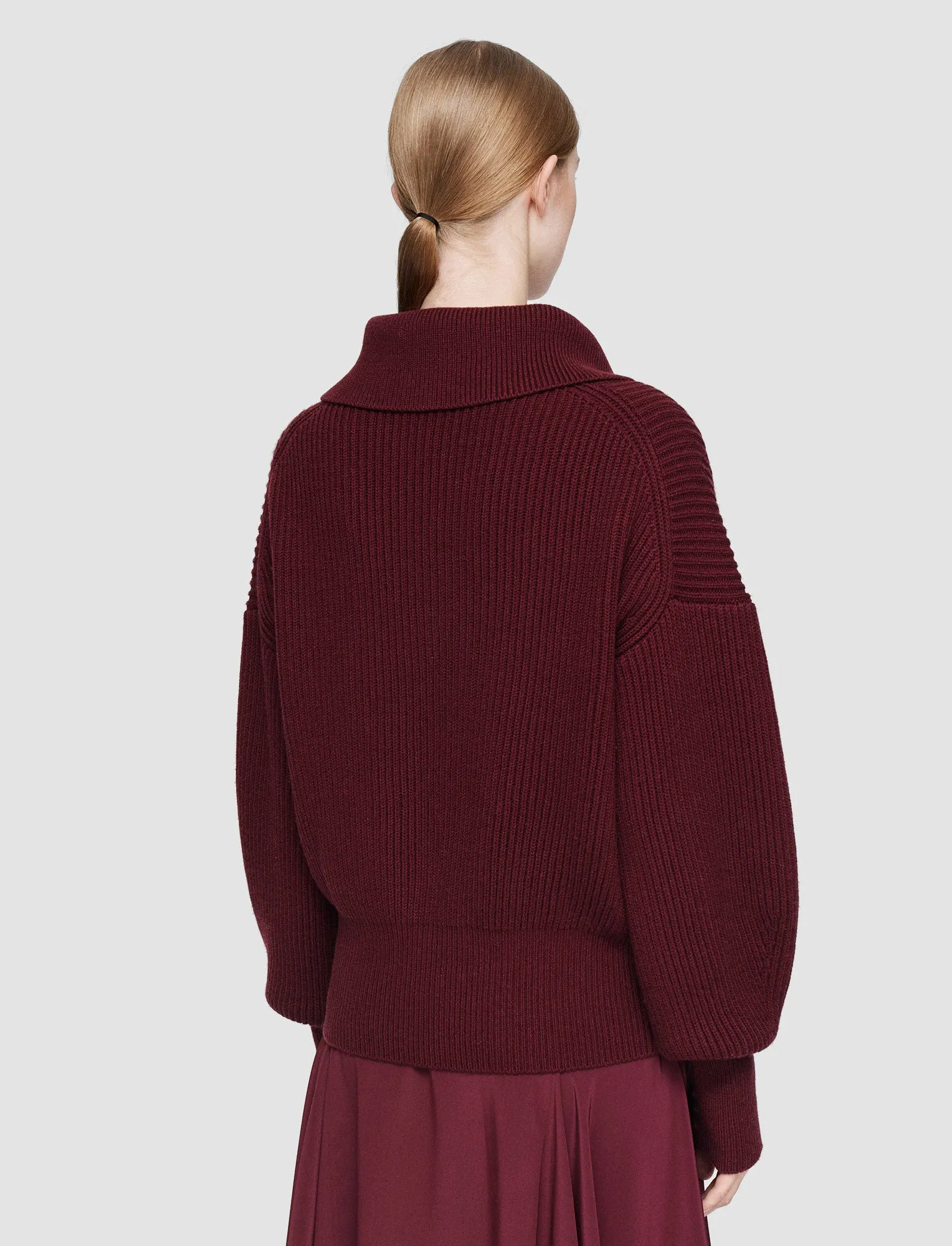 Light Cardigan Stitch Open Neck Jumper sold by Joseph product image thumbnail 4