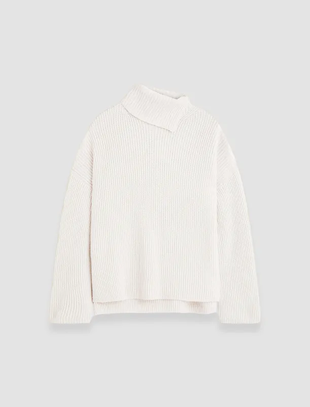 Light Cardigan Stitch High Neck Jumper sold by Joseph