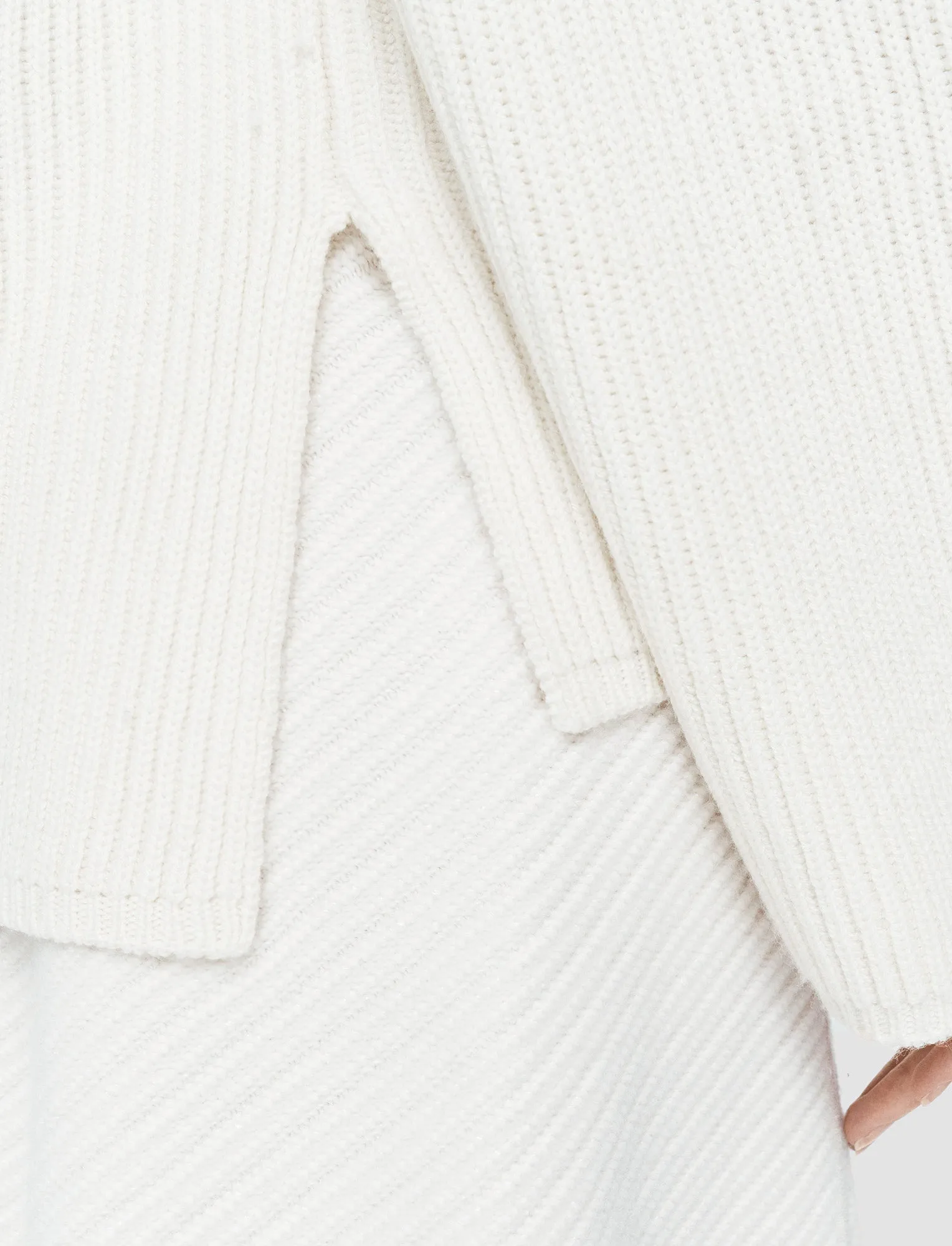 Light Cardigan Stitch High Neck Jumper sold by Joseph product image thumbnail 5