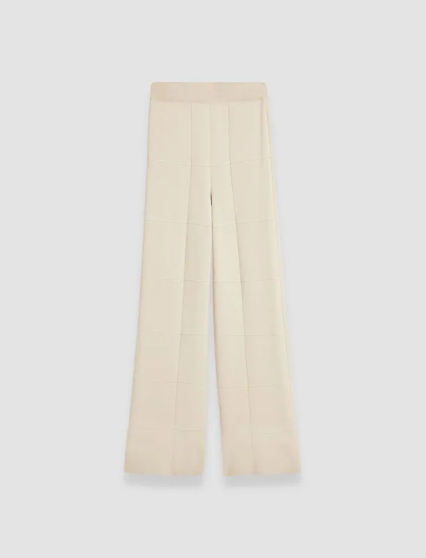 Grid Viscose Knitted Trousers sold by Joseph