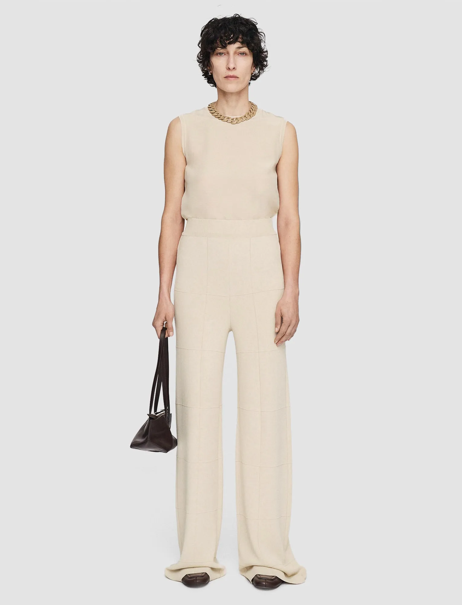 Grid Viscose Knitted Trousers sold by Joseph product image thumbnail 2