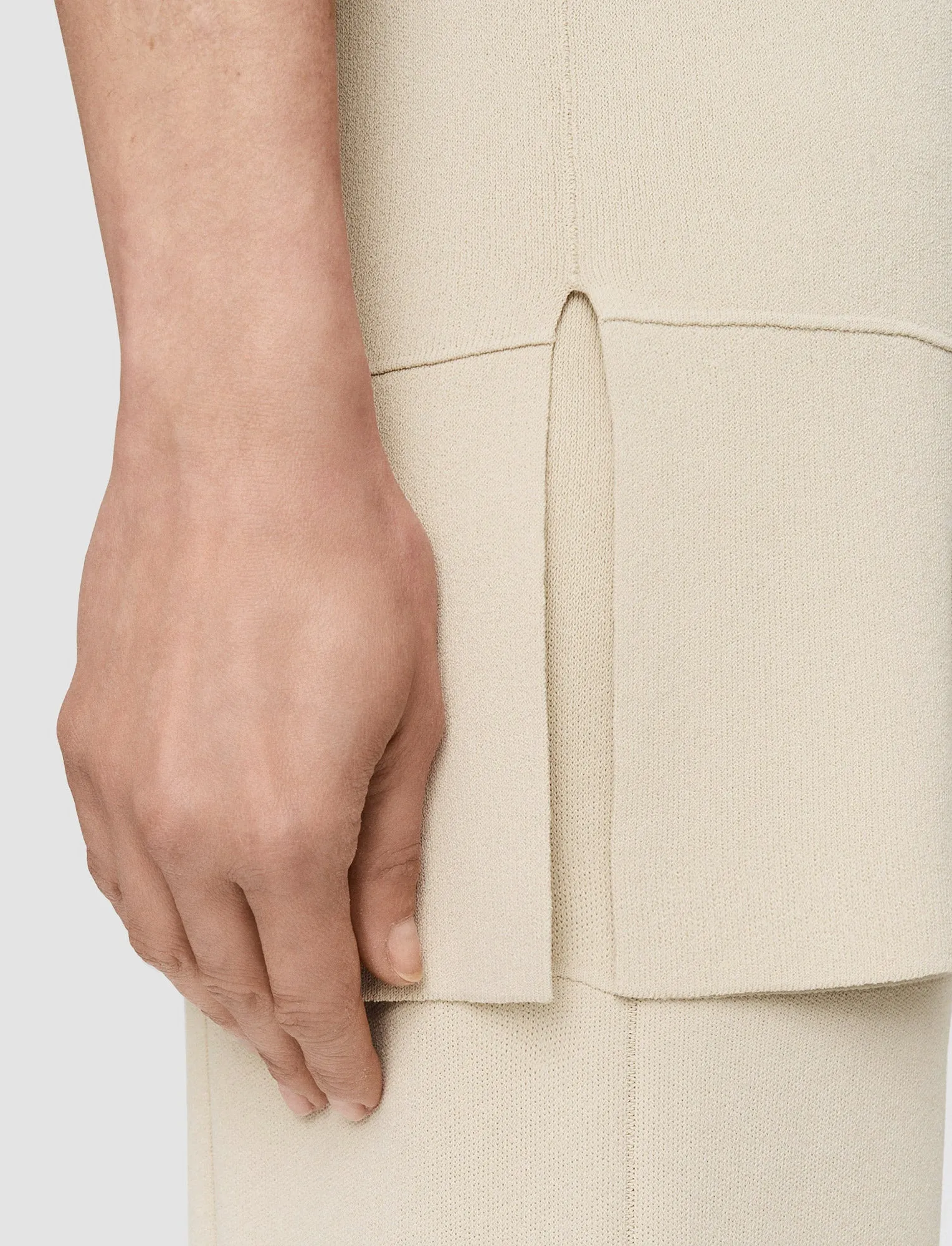 Grid Viscose Knitted Tank Top sold by Joseph product image thumbnail 2