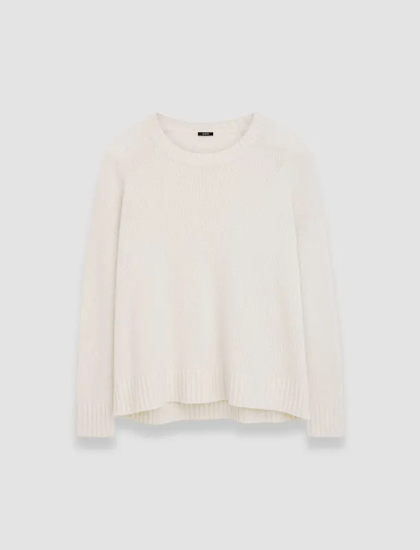 Open Cashmere Round Neck Jumper sold by Joseph