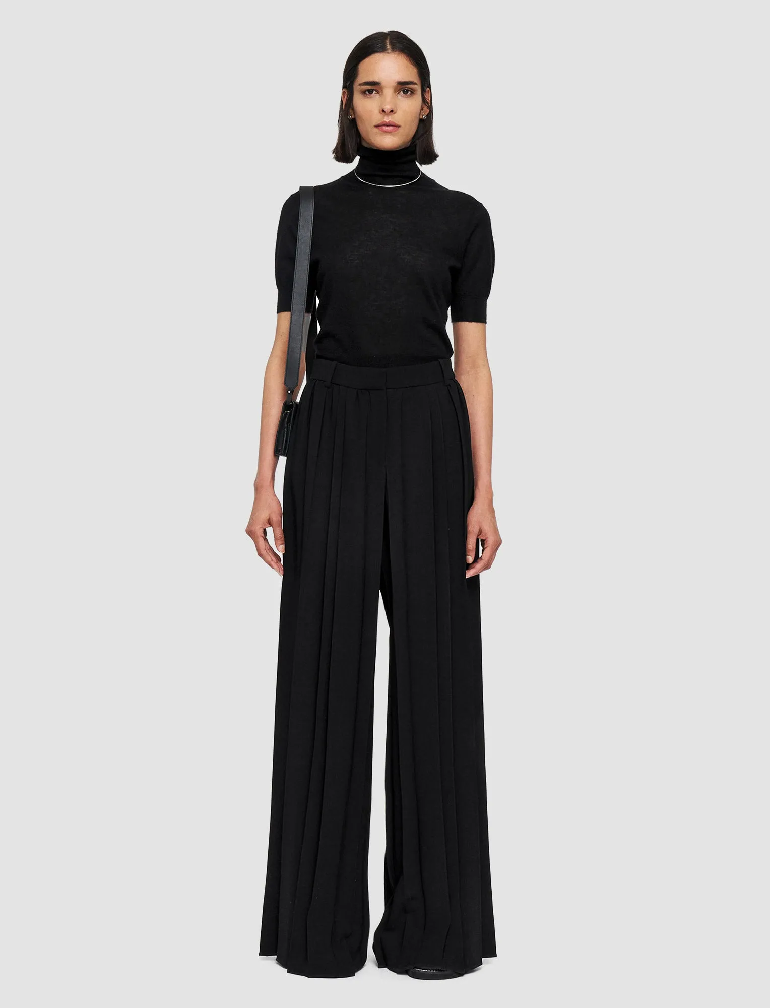 Tibre Airy Plissé Trousers sold by Joseph product image thumbnail 2