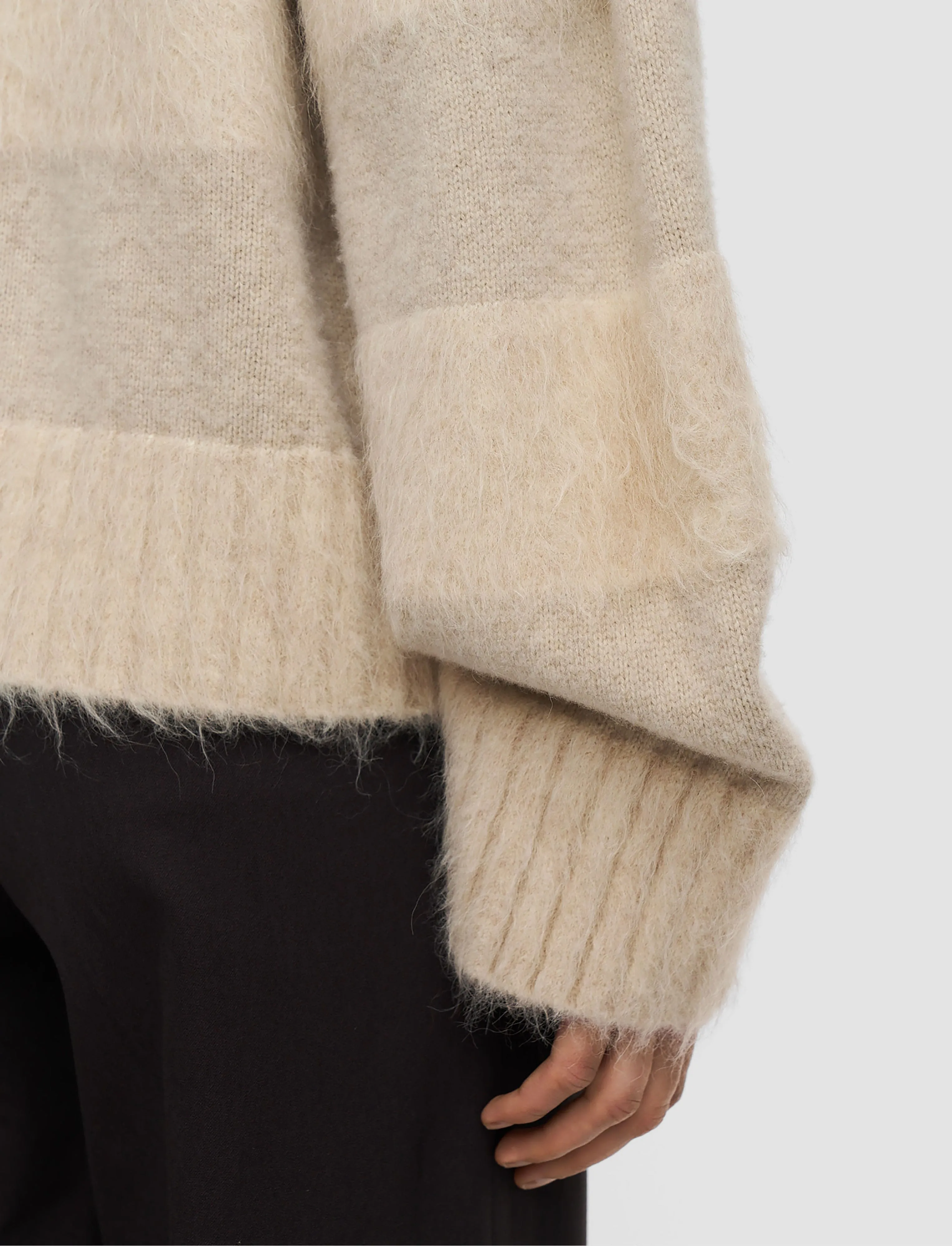 Take Brushed Alpaca Striped Jumper sold by Joseph product image thumbnail 4