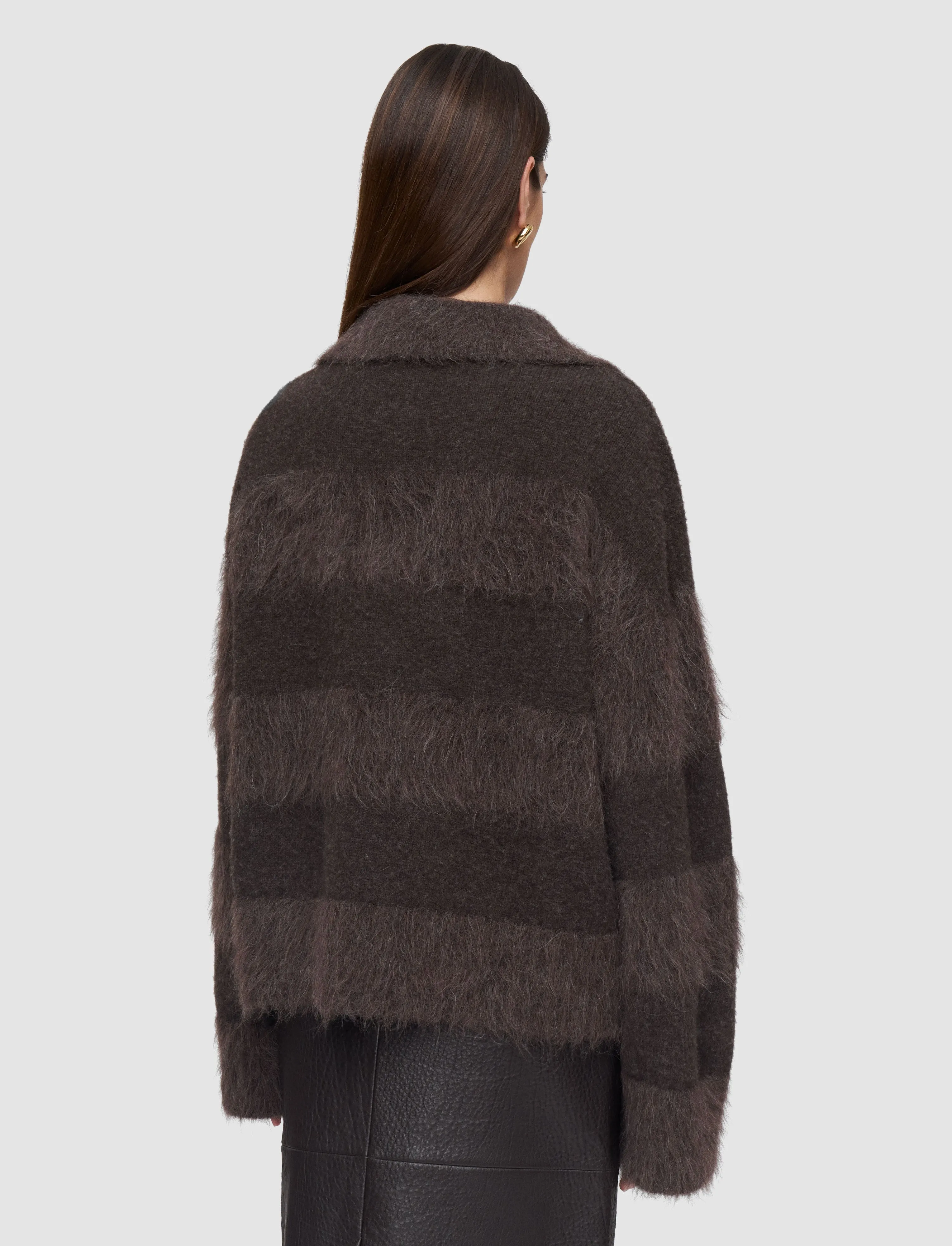 Take Brushed Alpaca Striped Jumper sold by Joseph product image thumbnail 3