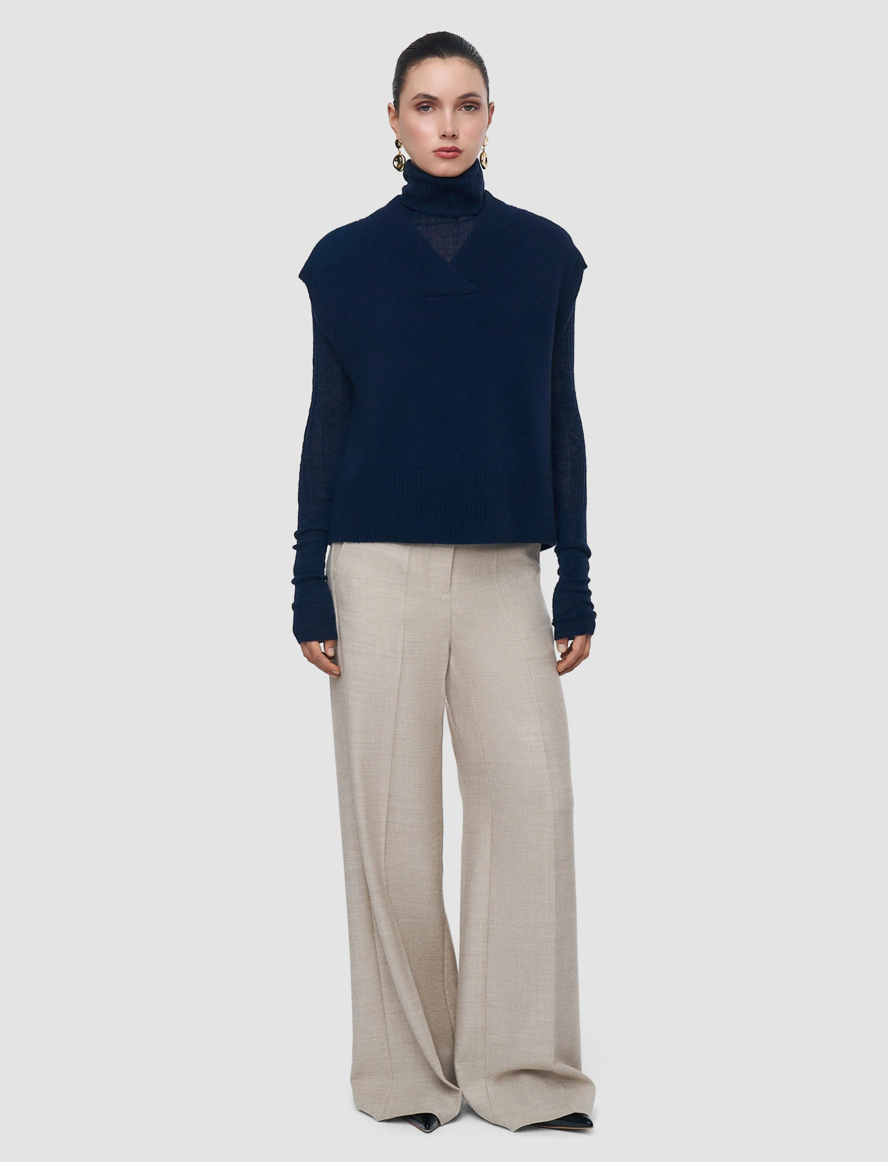 Mena Pure Cashmere Vest sold by Joseph product image thumbnail 2