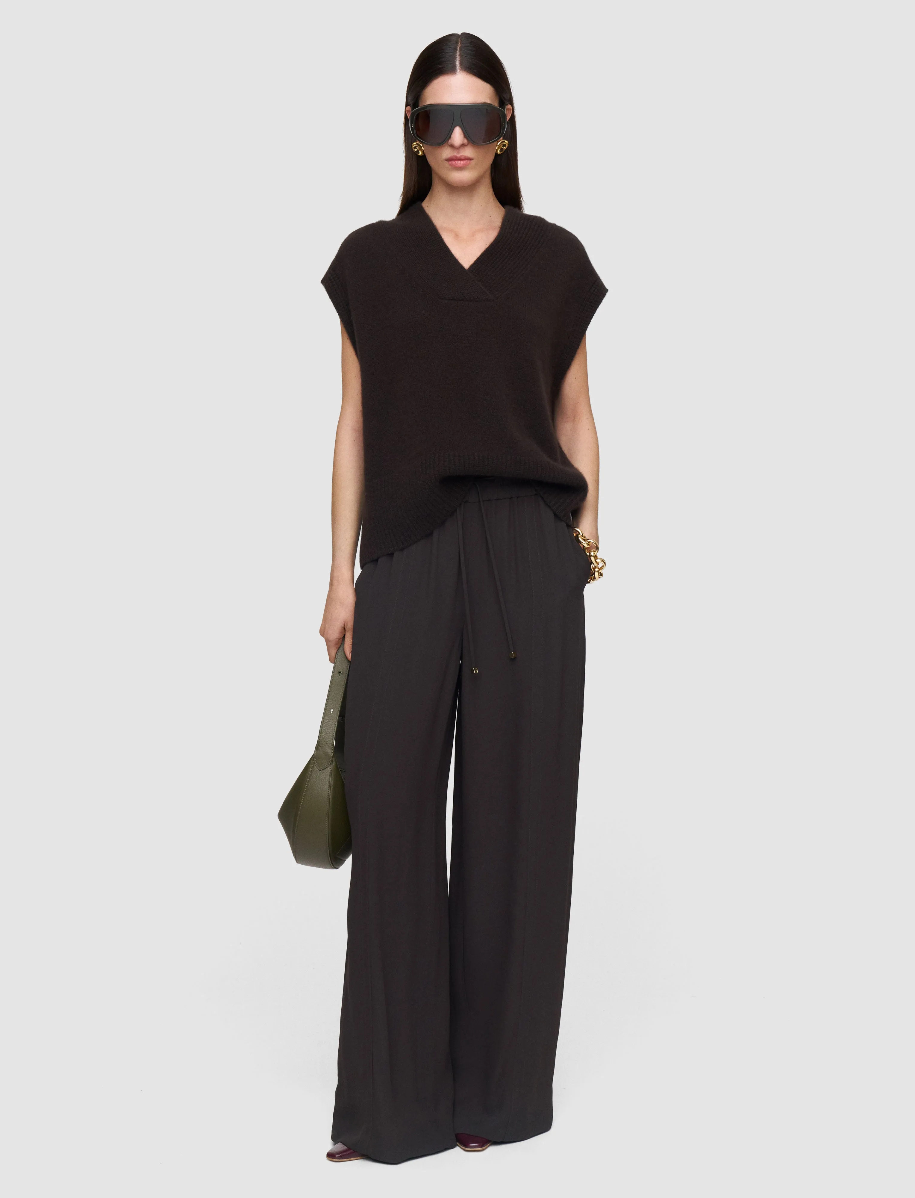 Dee Crepe Trousers sold by Joseph product image thumbnail 2