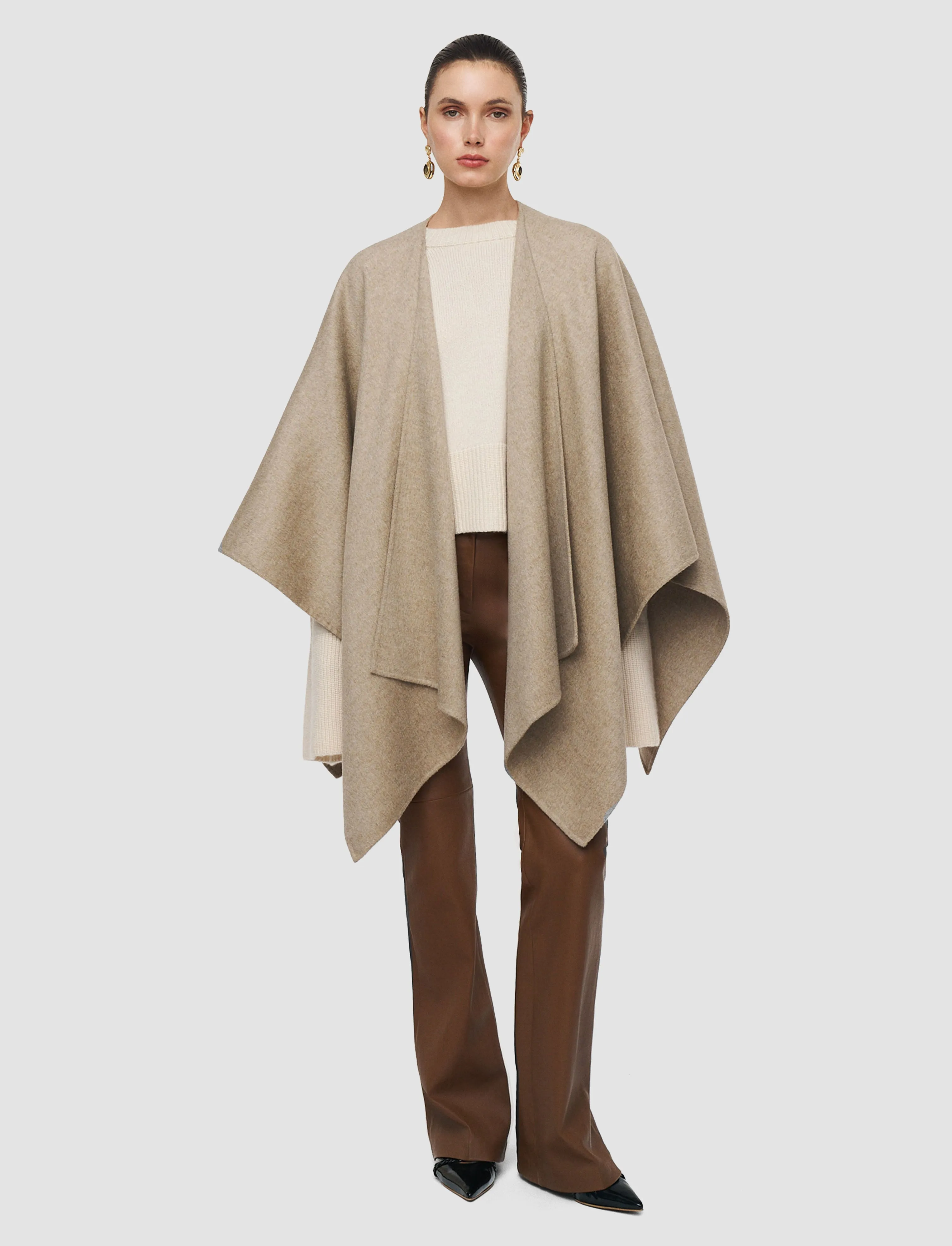 Cassidy Double Face Cashmere Cape sold by Joseph product image thumbnail 2
