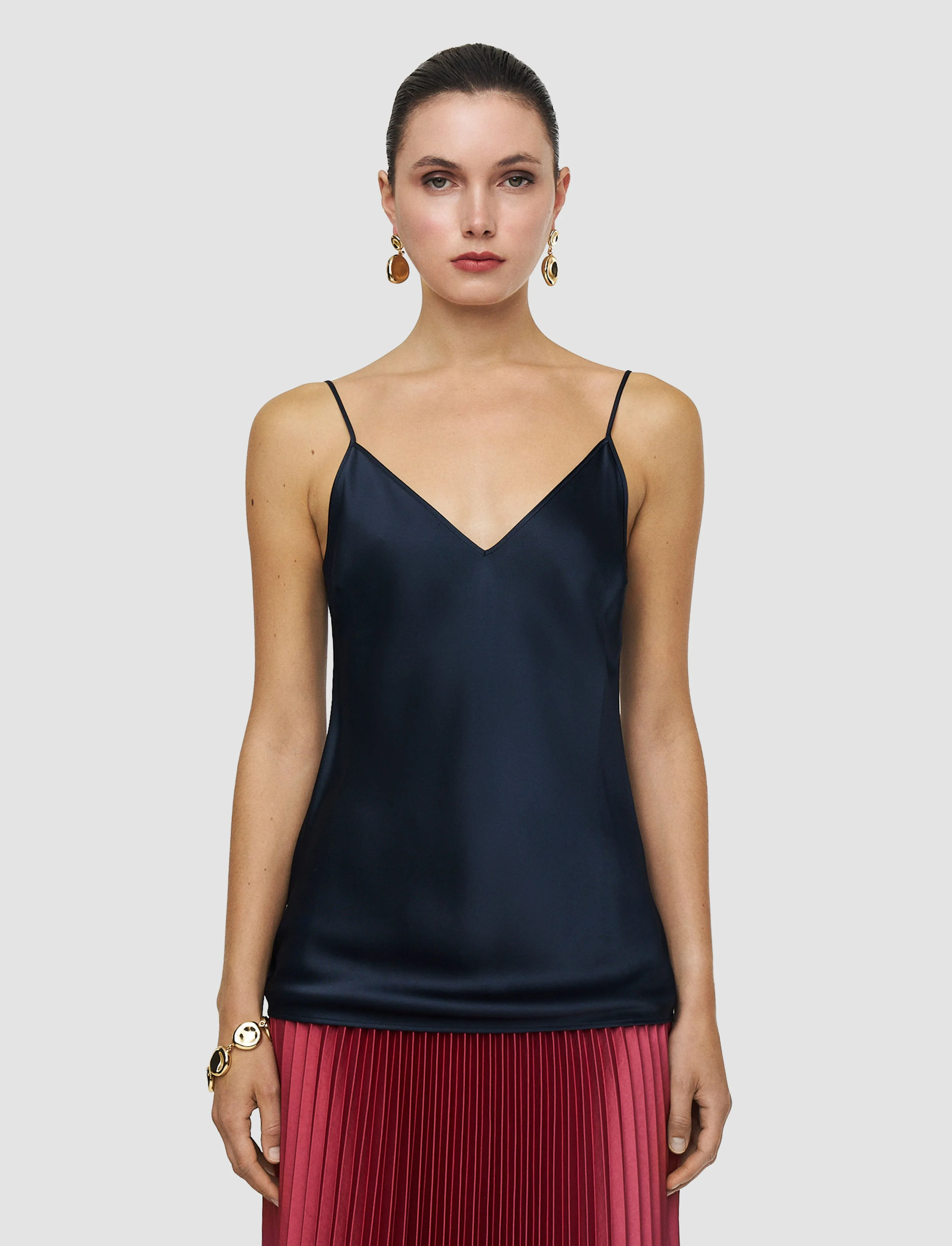 Clea Silk Satin Camisole sold by Joseph product image thumbnail 3