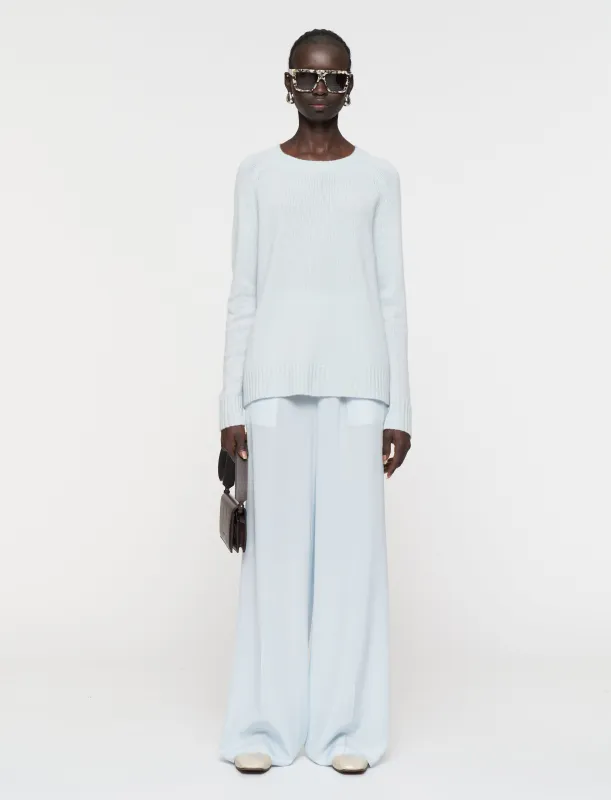 Open Cashmere Round Neck Jumper sold by Joseph