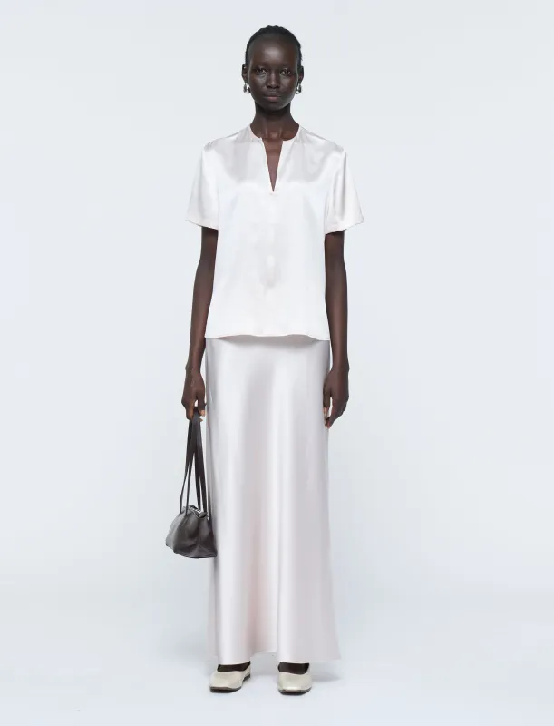 Gala Silk Satin Blouse sold by Joseph