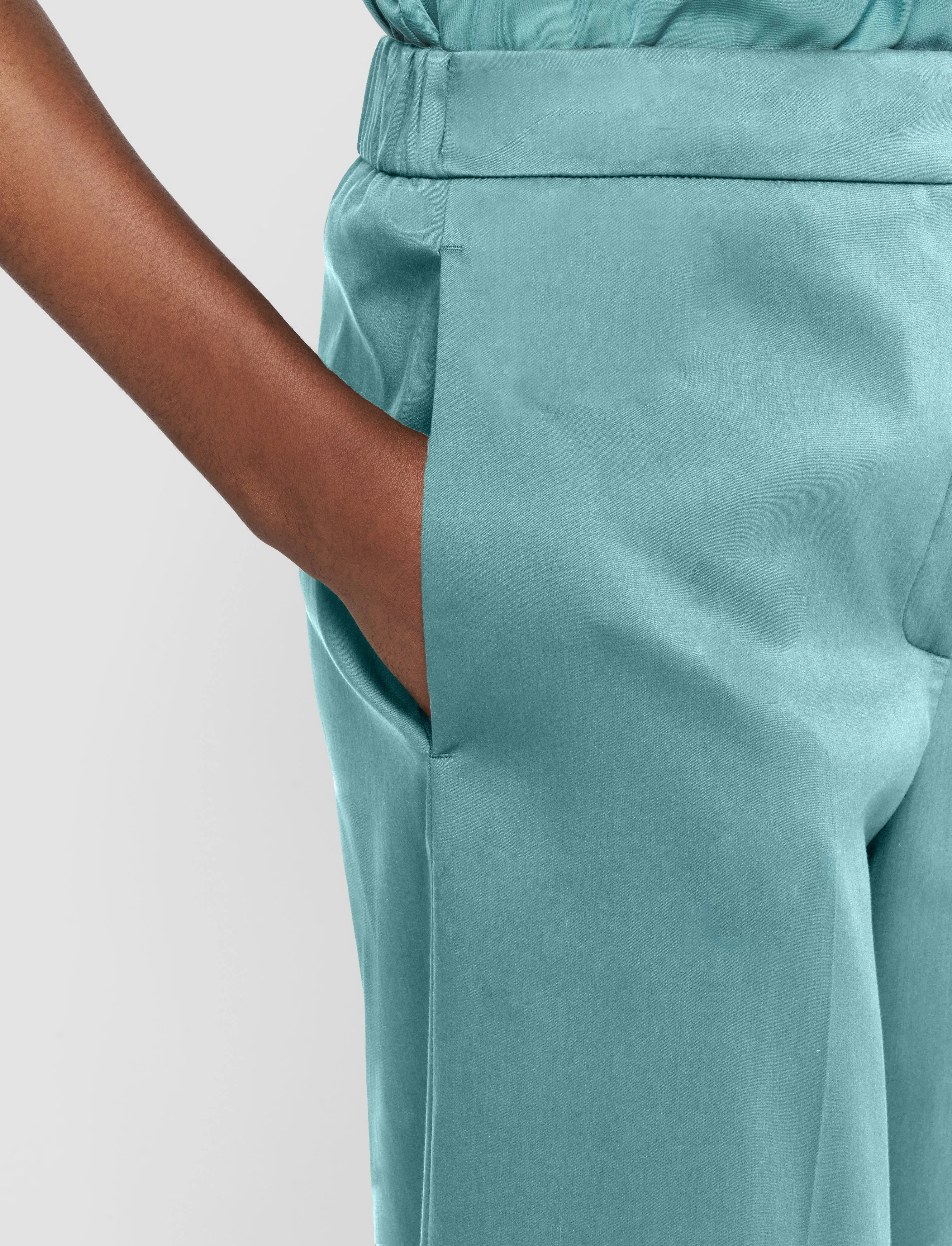 Temple Light Gabardine Stretch Trousers sold by Joseph product image thumbnail 3