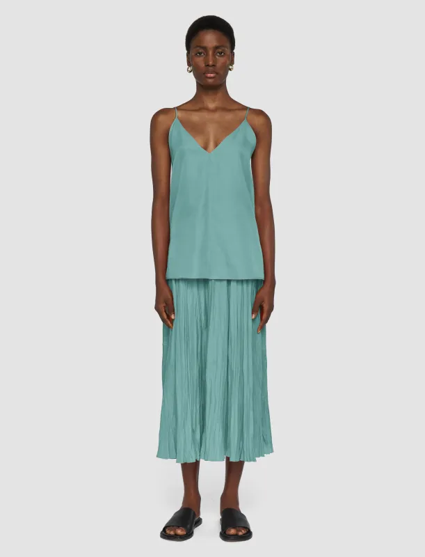 Aragon Soft Cotton Silk Top sold by Joseph