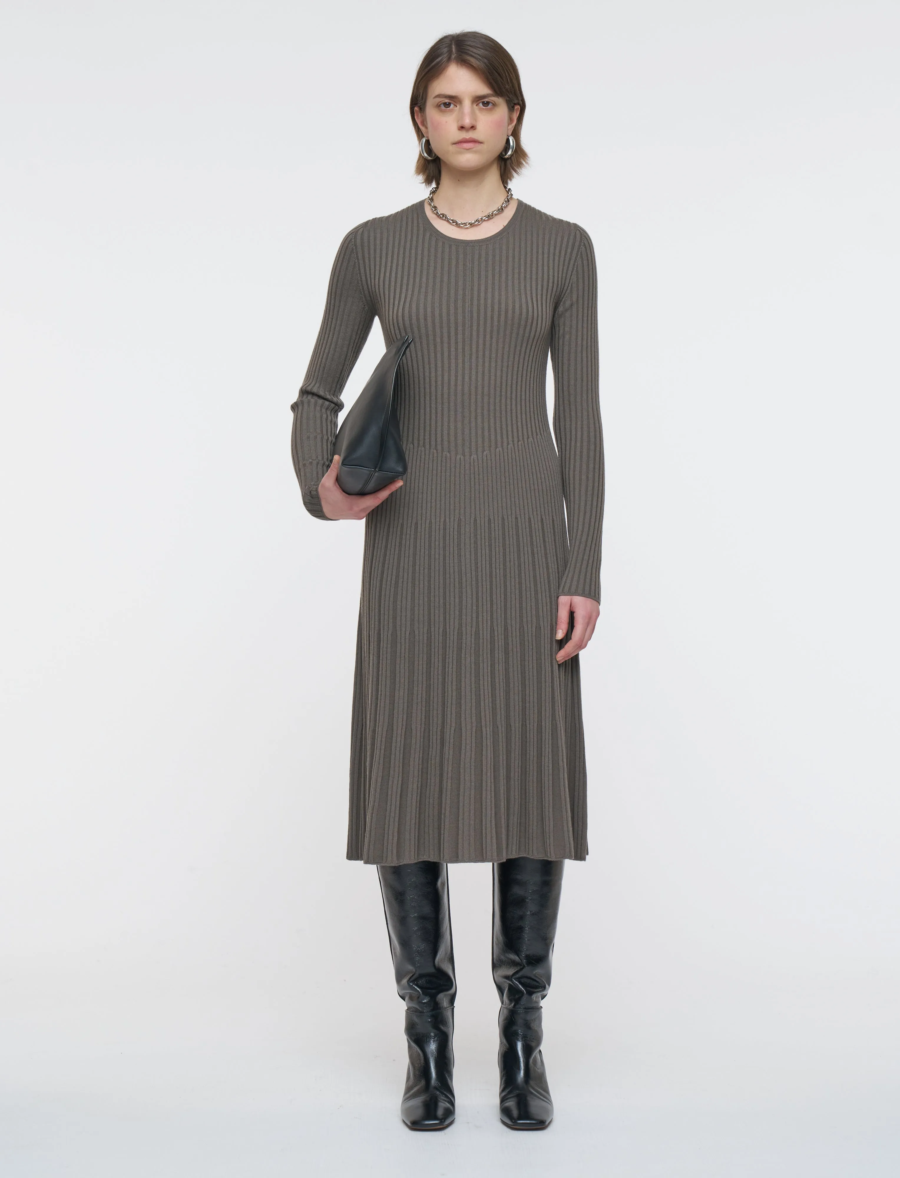 Merino Rib Knit Dress sold by Joseph