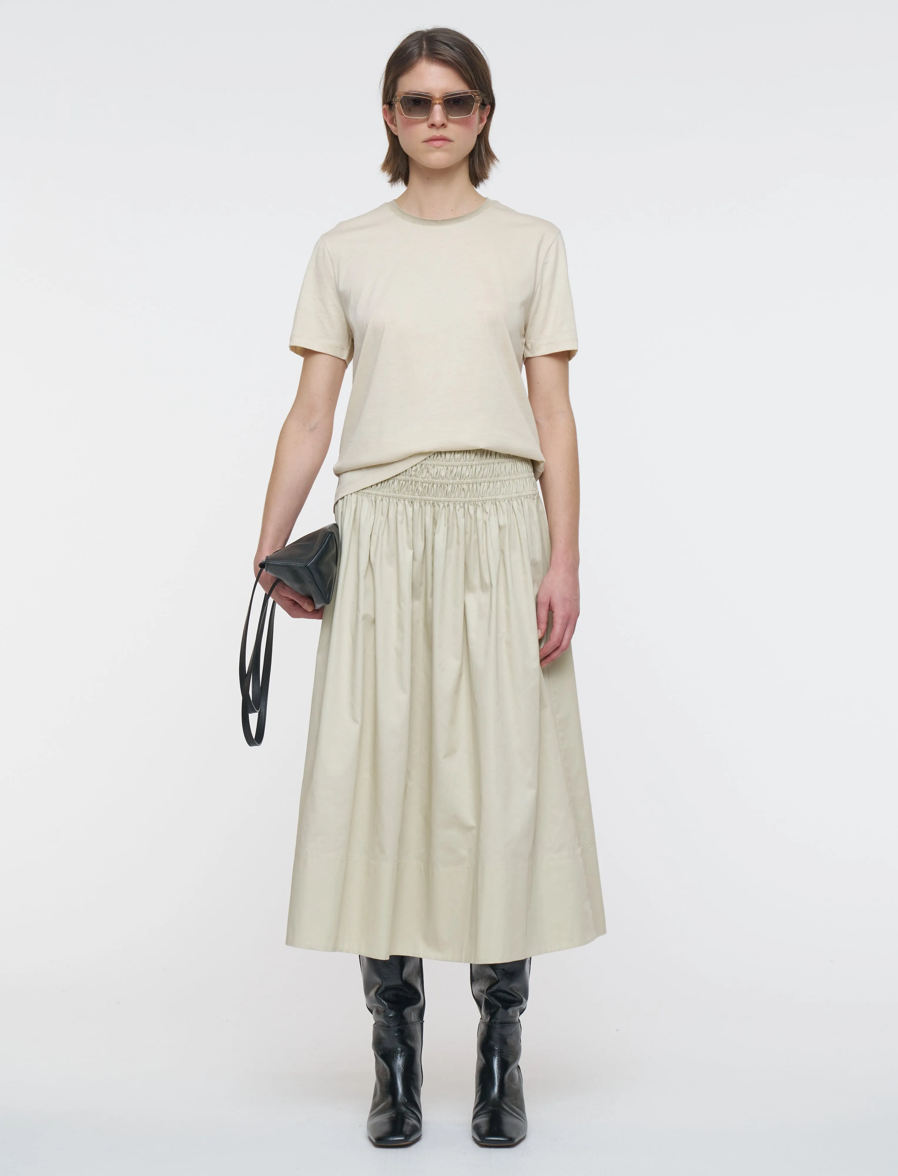 Cotton Silk Jersey T-Shirt sold by Joseph product image thumbnail 2