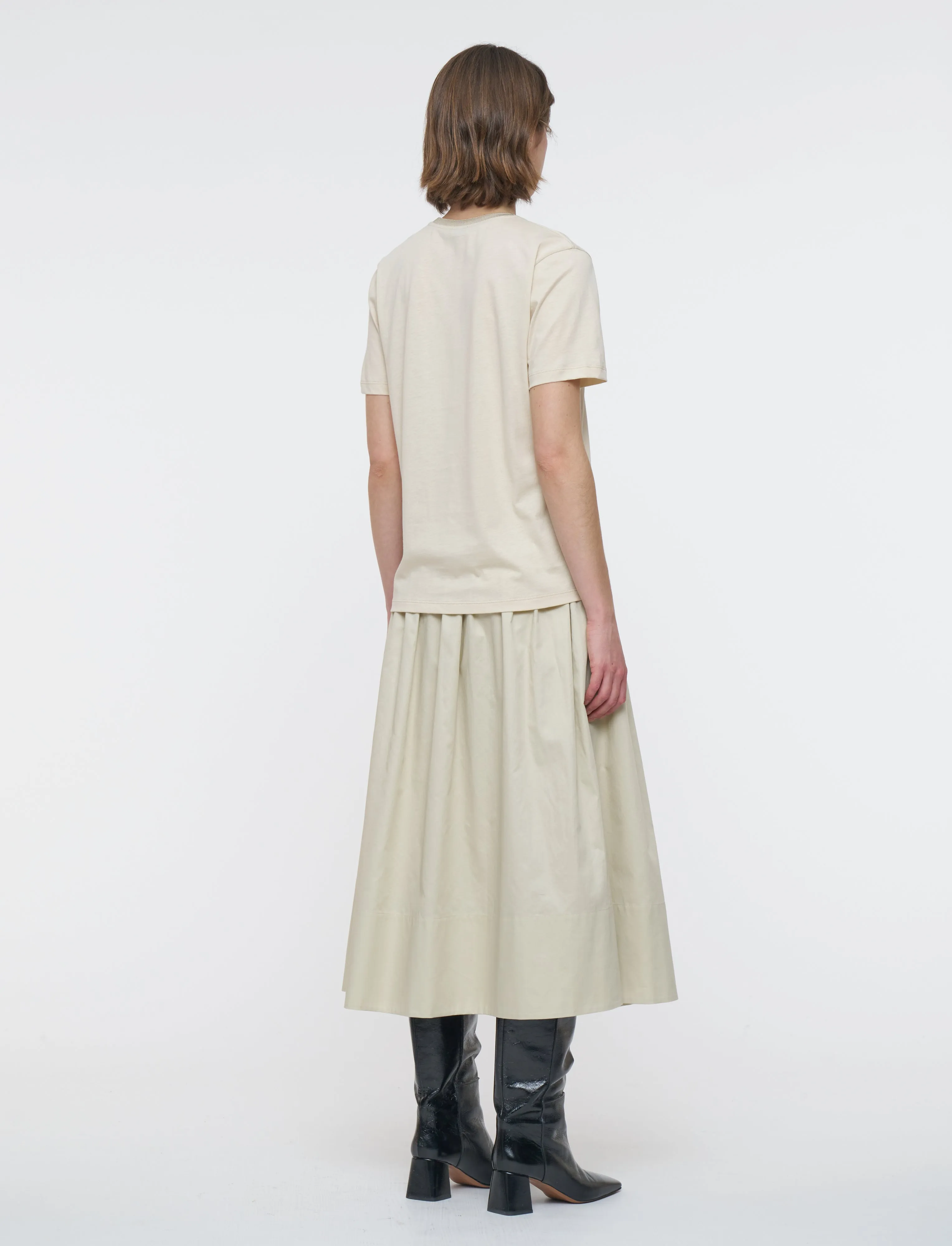 Cotton Silk Jersey T-Shirt sold by Joseph product image thumbnail 3