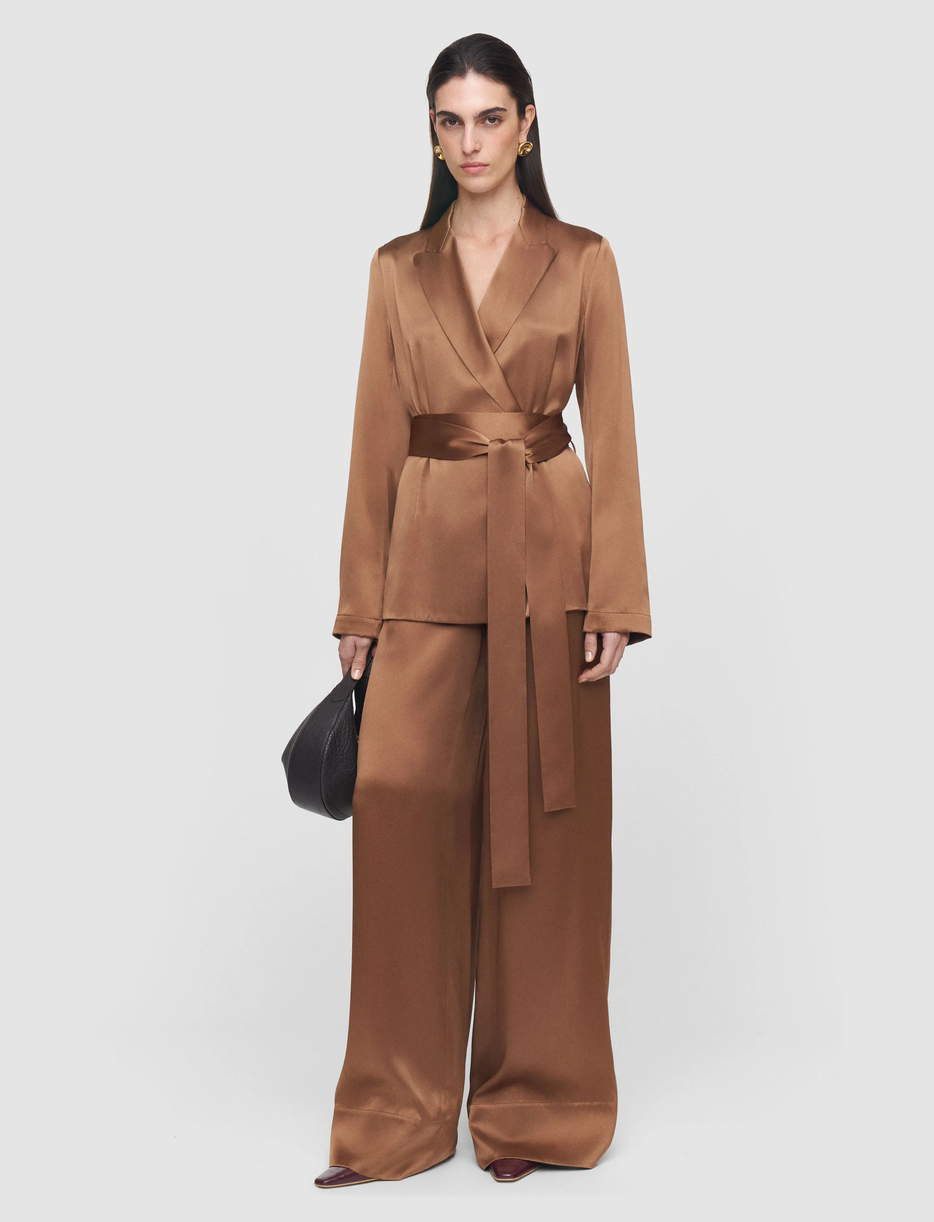 Archer Silk Satin Jacket sold by Joseph product image thumbnail 2