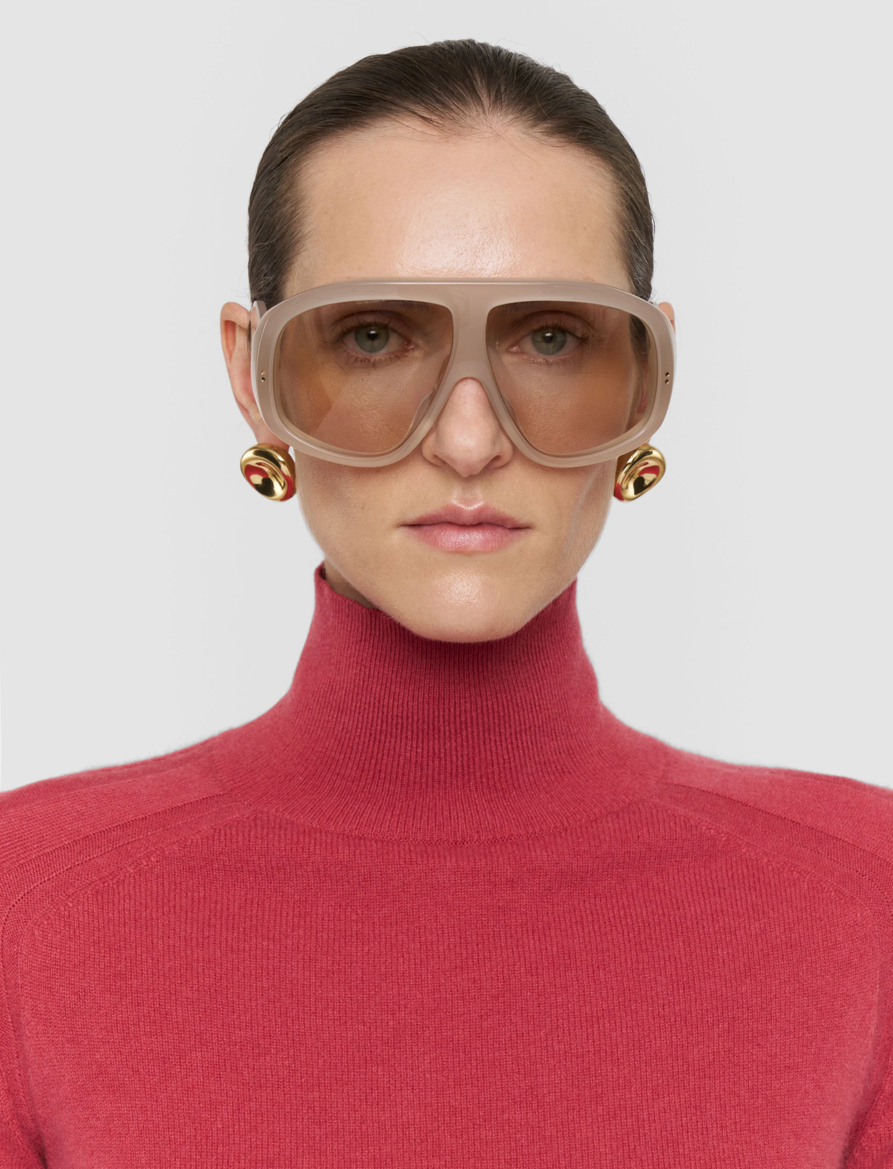 Oxna Light Pure Cashmere High Neck Jumper sold by Joseph product image thumbnail 3